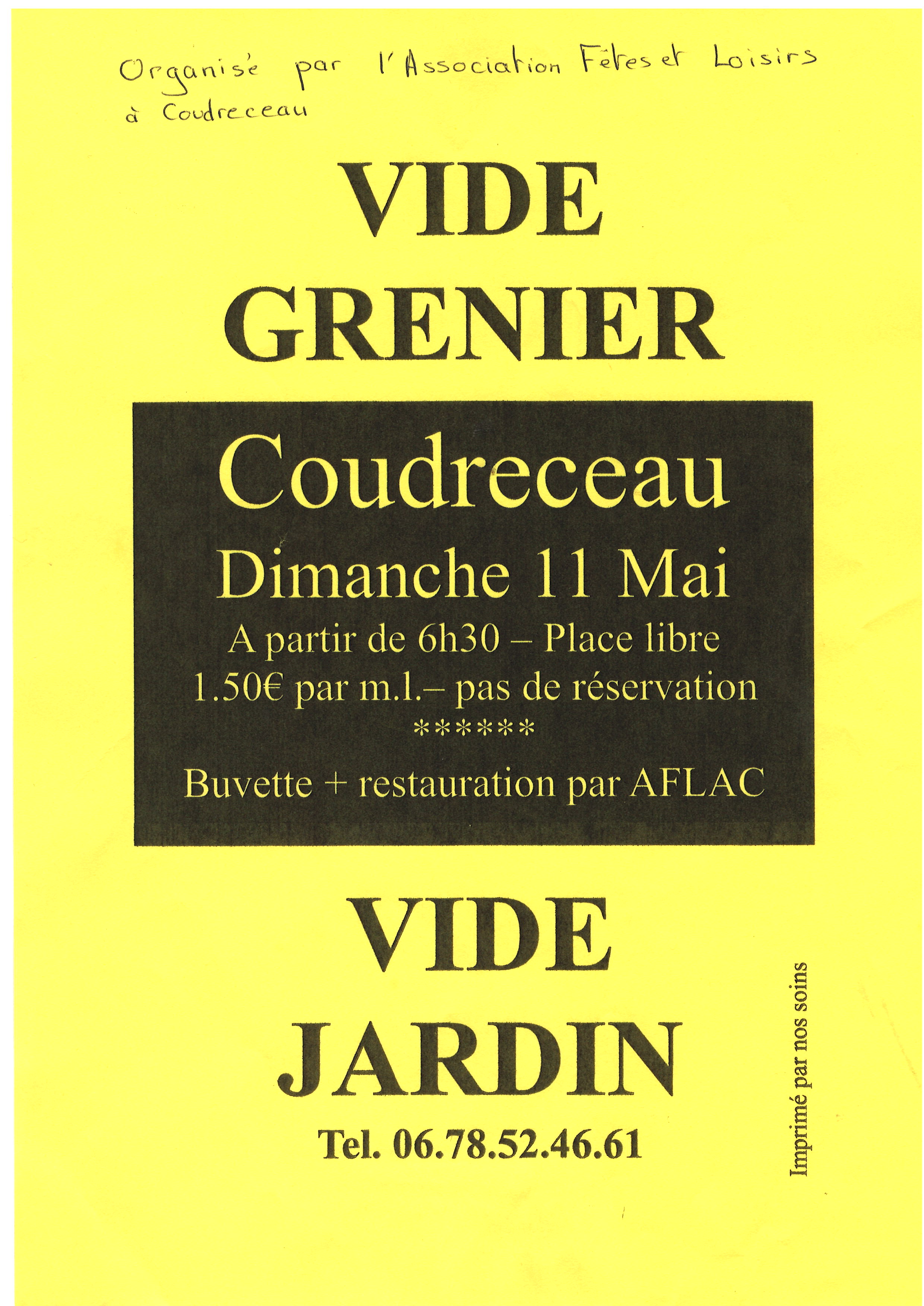 la CdC du Perche : Vide Greniers - Vide jardins