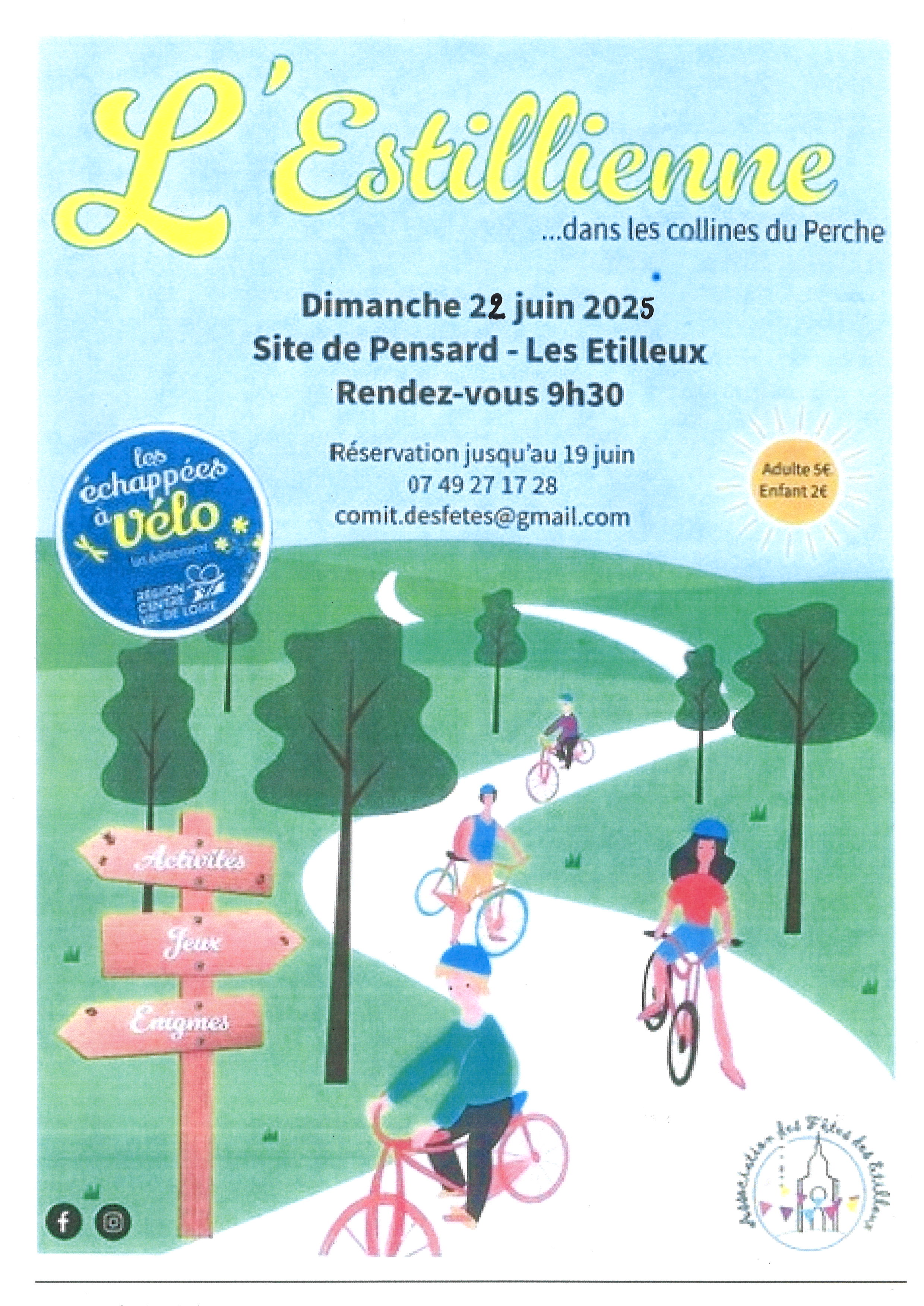 la CdC du Perche : L'Estillienne - Échappée vélo
