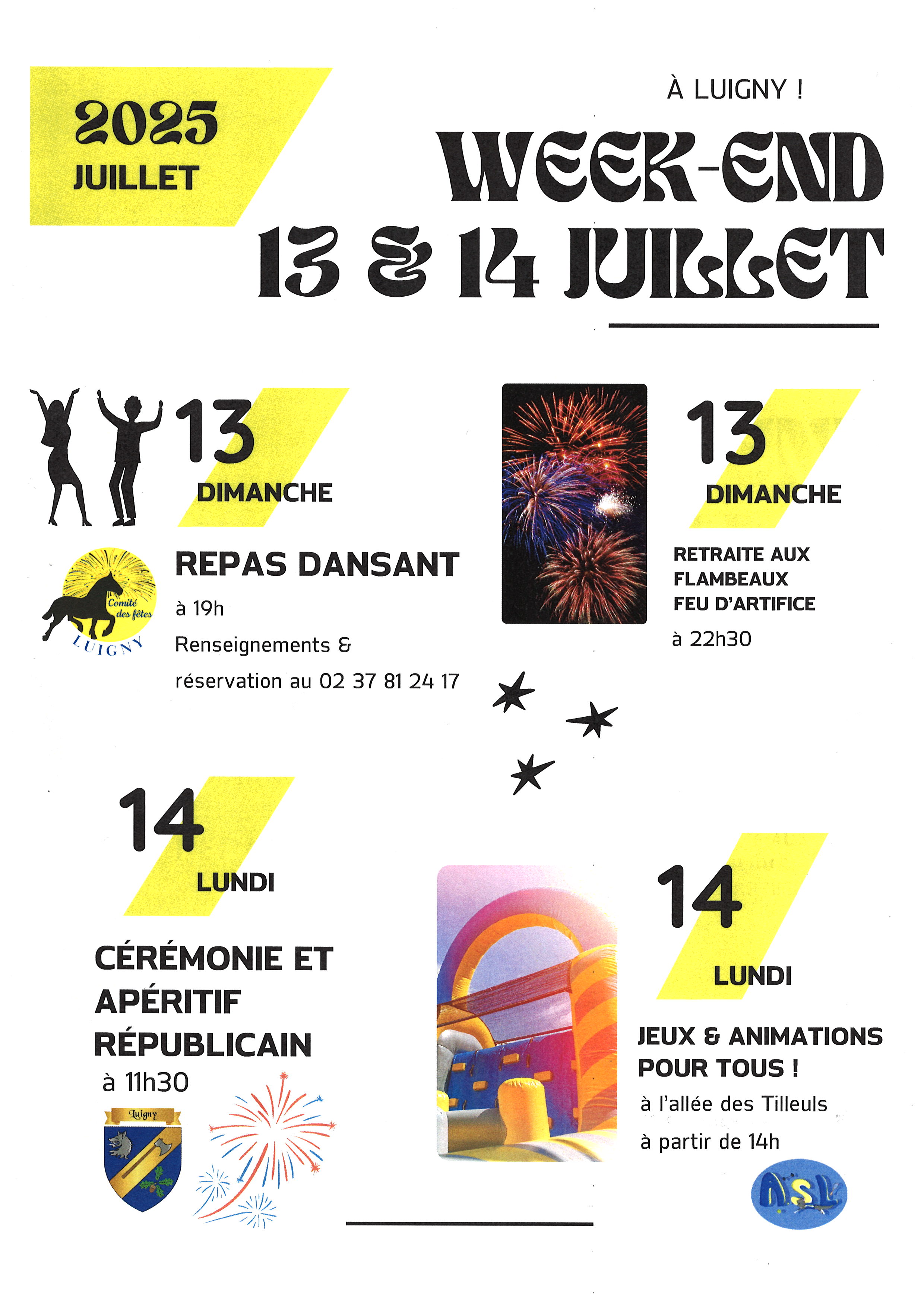Fête nationale 13 & 14 juillet