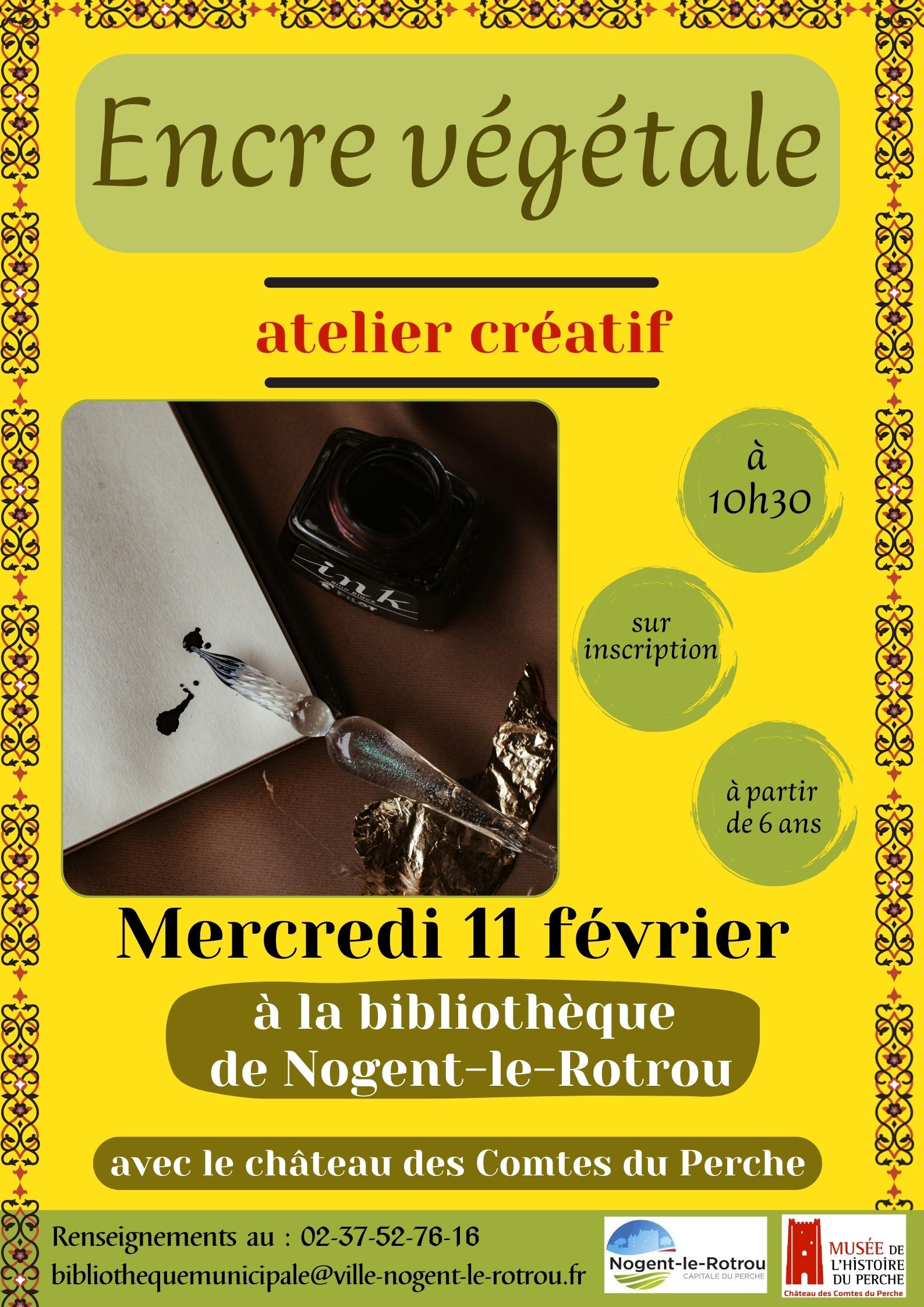 la CdC du Perche : Tout Feu Tout Flamme I Atelier encre végétale