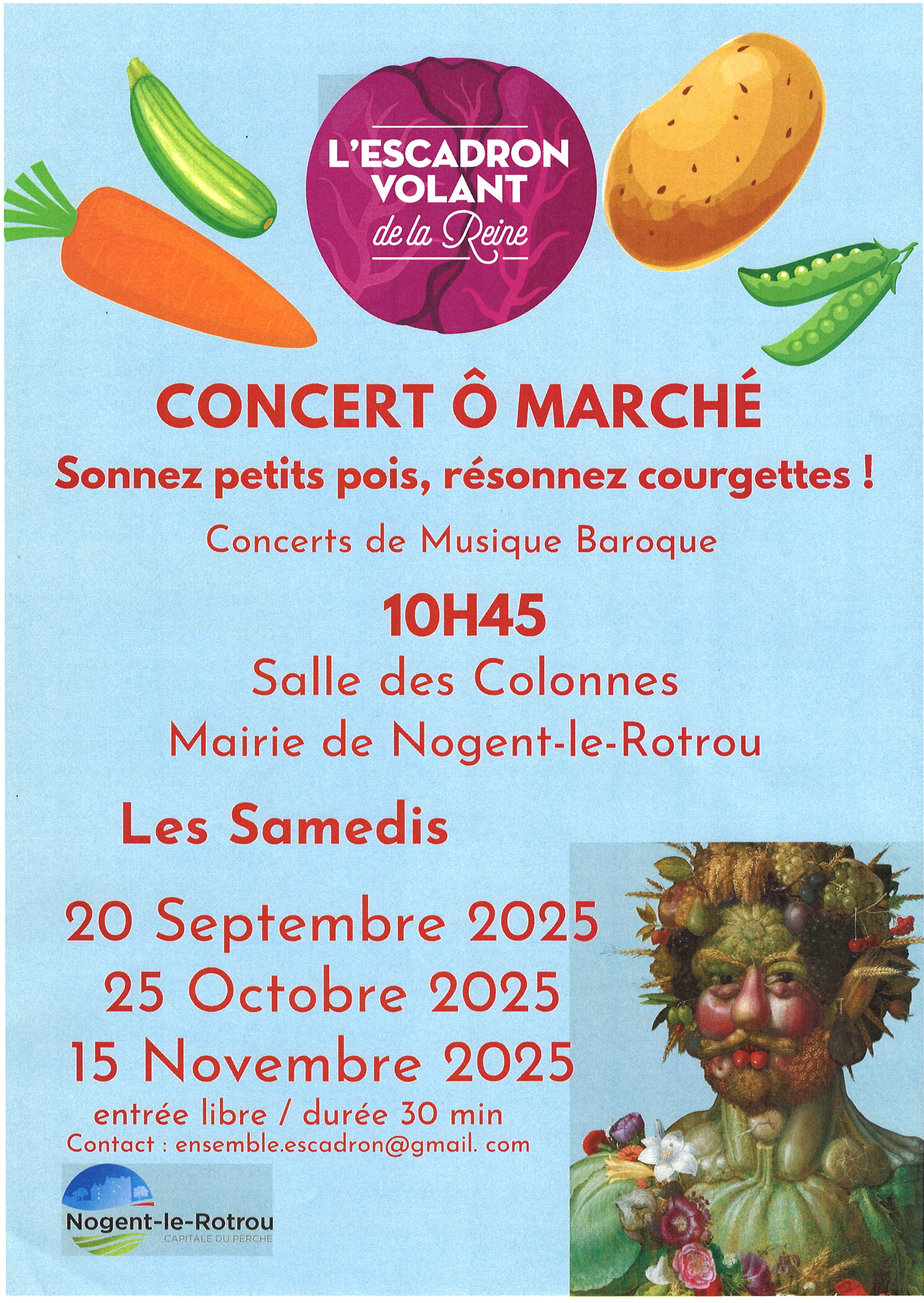 Concert Ô marché -- octobre 2025