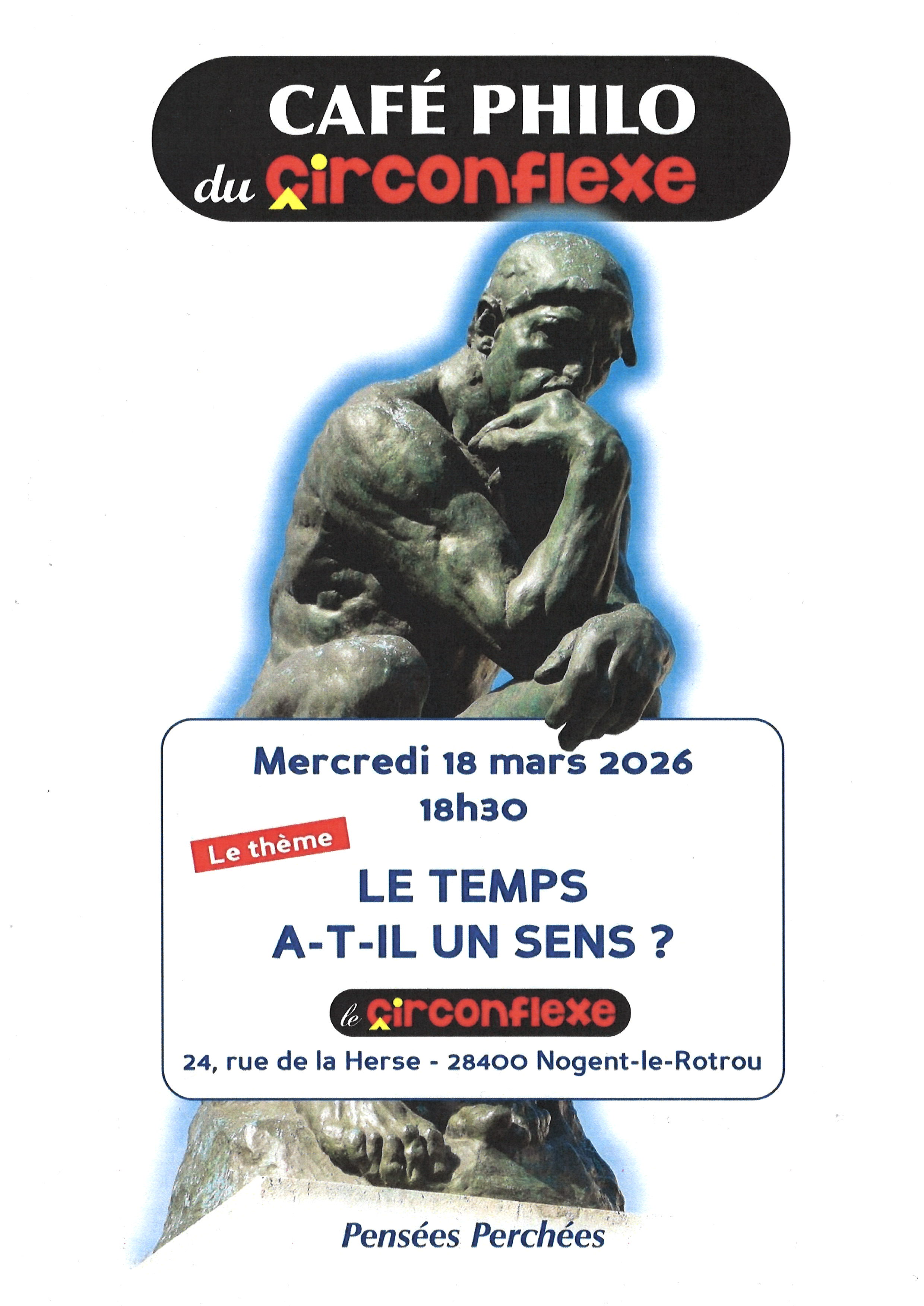 Café Philo du Circonflexe - Le temps a-t-il un sens ?