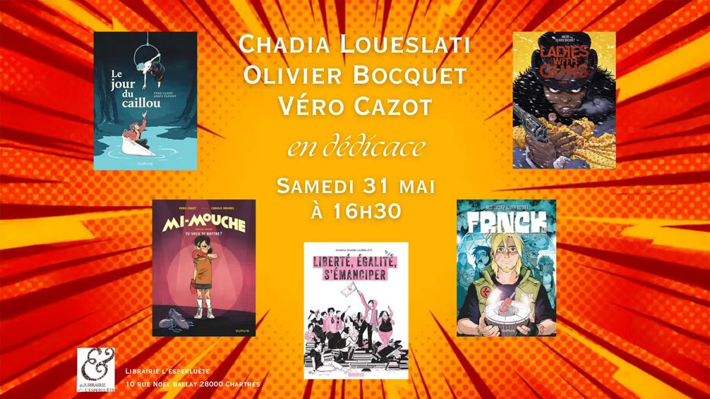 Evénement BD : 3 auteurs en dédicace