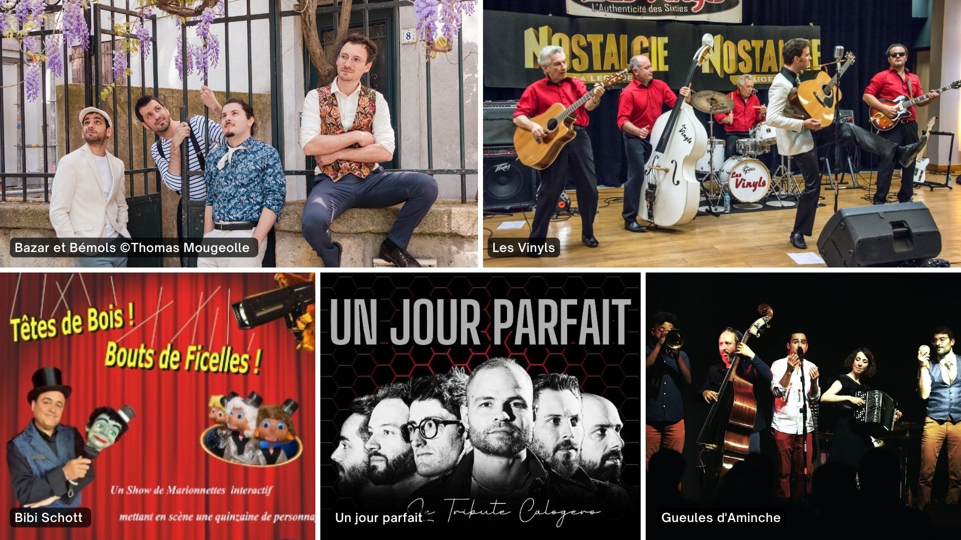 ChartrEstival : Bibi Schott, Bazar Et Bémols, Gueules d'Aminche, Les Vinyls et Un jour parfait