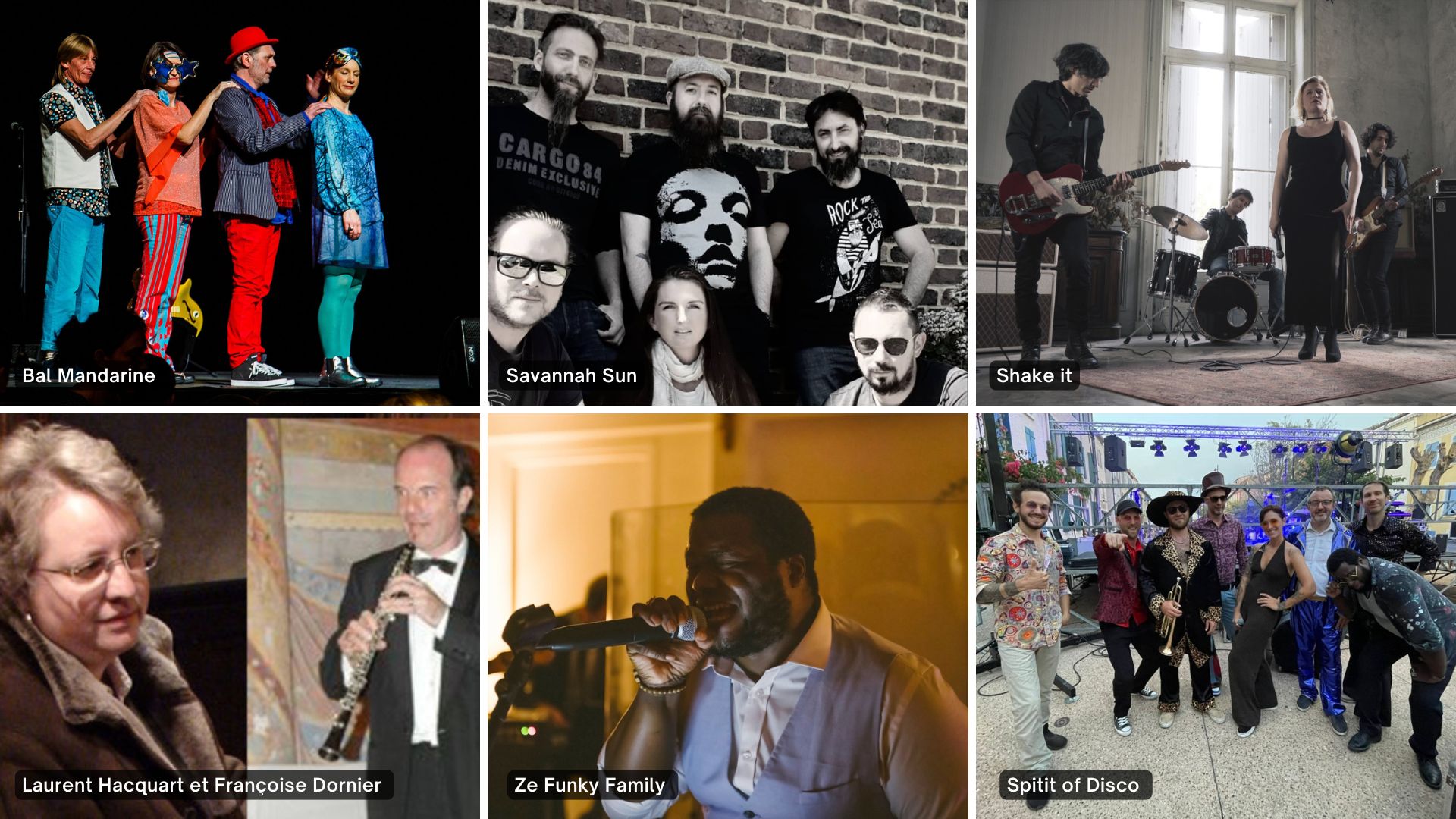 ChartrEstival : Bal Mandarine, Savannah Sun, Shake it, Laurent Hacquart et Françoise Dornier, Ze Funky Family et Spirit of Disco