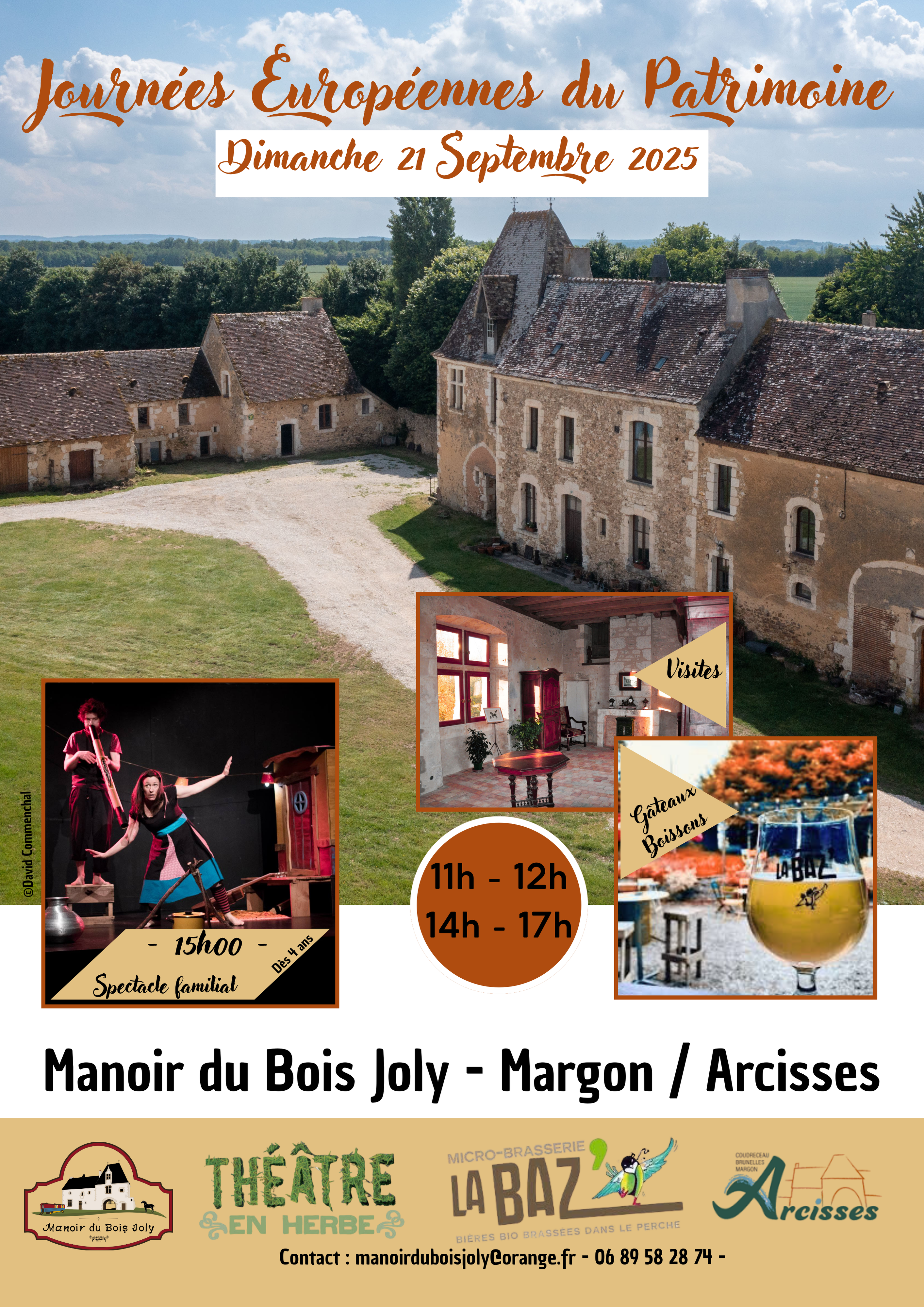 la CdC du Perche : Journée Européenne du Patrimoine au Manoir du Bois Joly