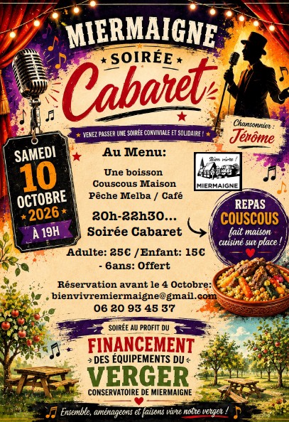 la CdC du Perche : Soirée Cabaret