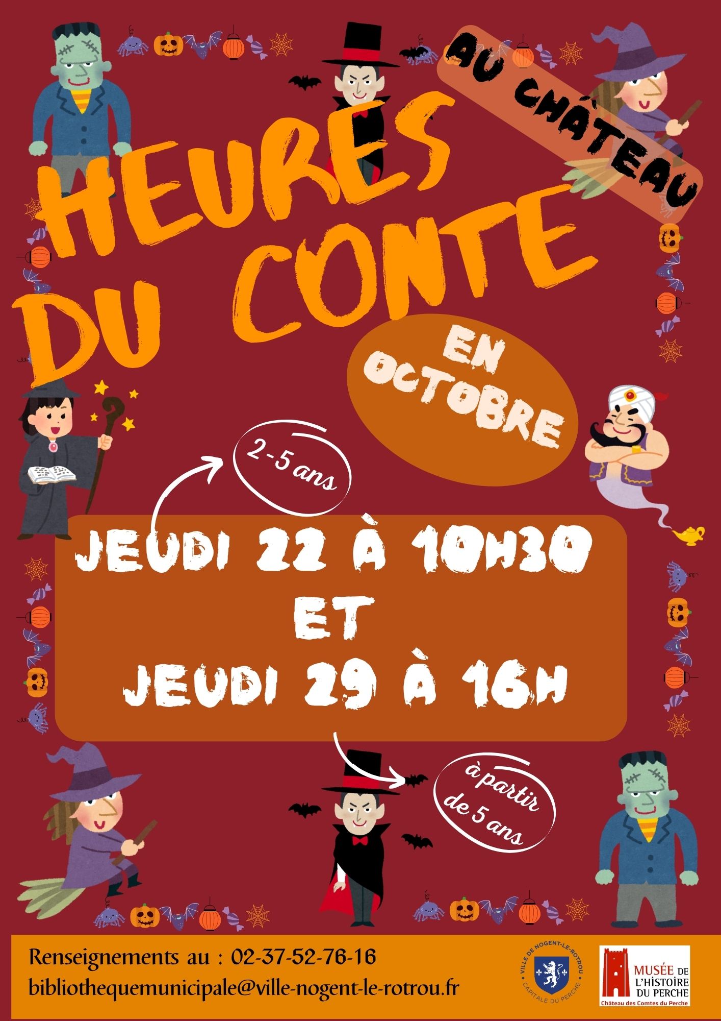 la CdC du Perche : Heure du conte au château