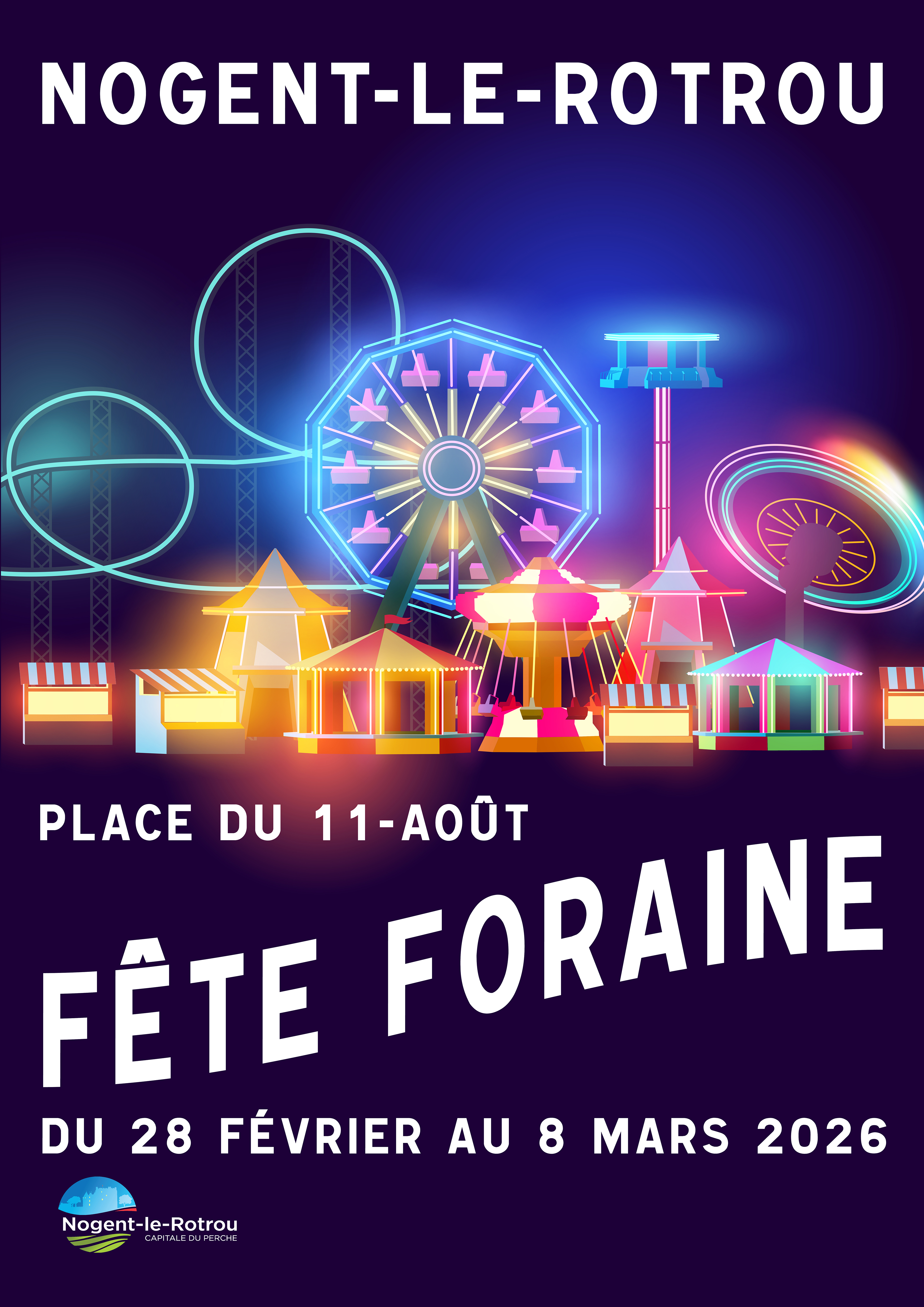 la CdC du Perche : Fête foraine de Nogent-le-Rotrou