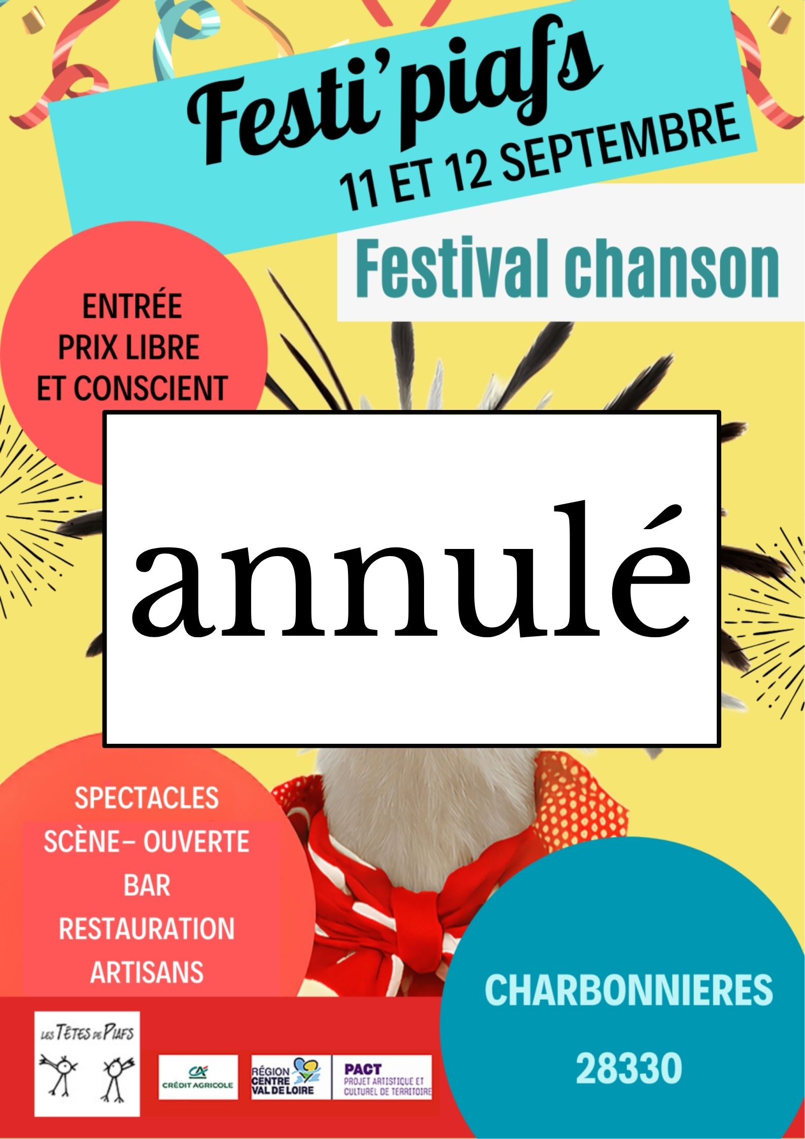 la CdC du Perche : Annulé - Festi'Piafs 2026