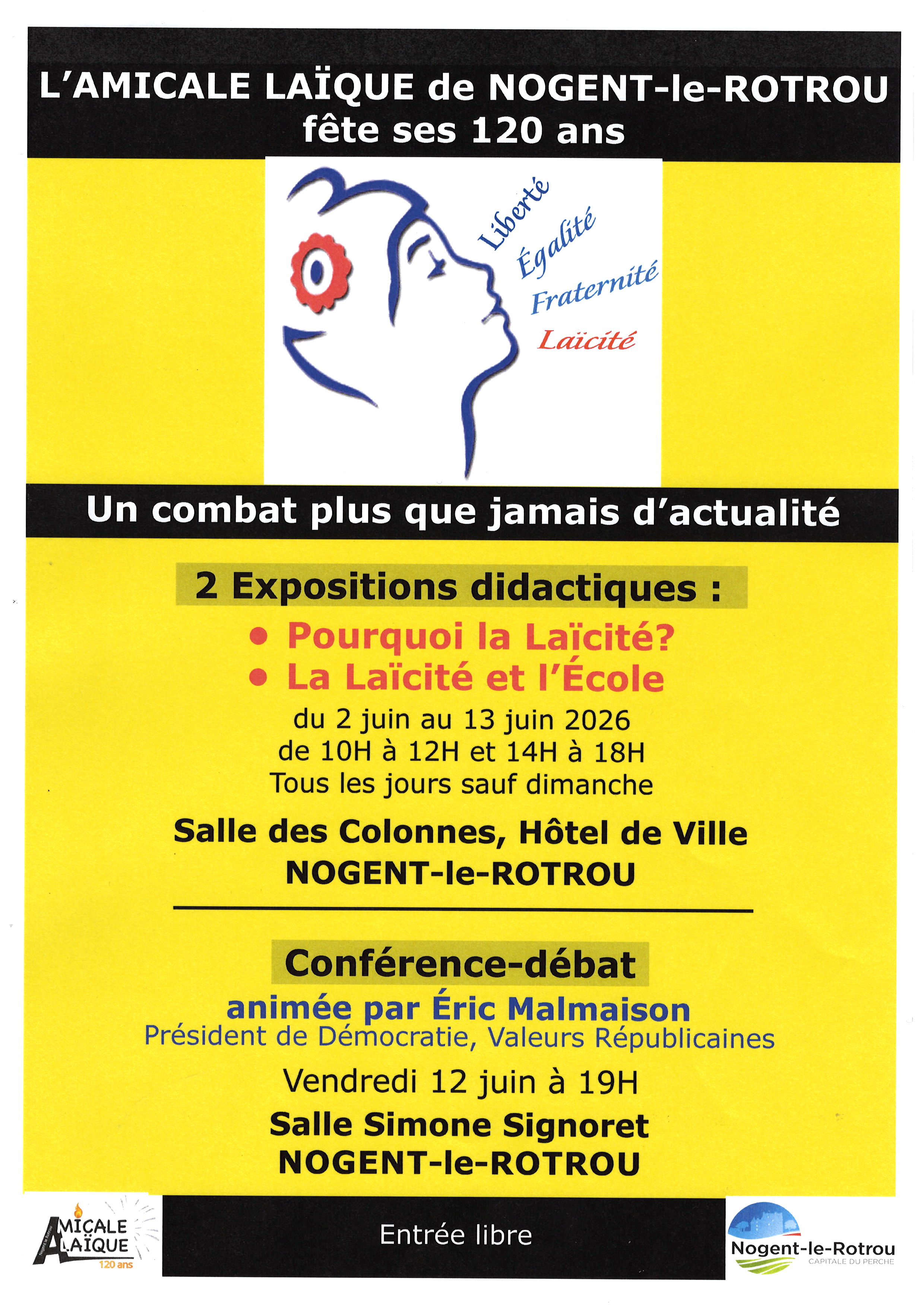 la CdC du Perche : 120 ans de l'Amicale Laïque
