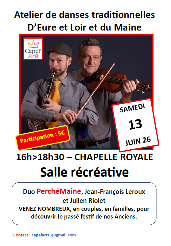 la CdC du Perche : Atelier de danses traditionnelles d'Eure & Loir et du Maine