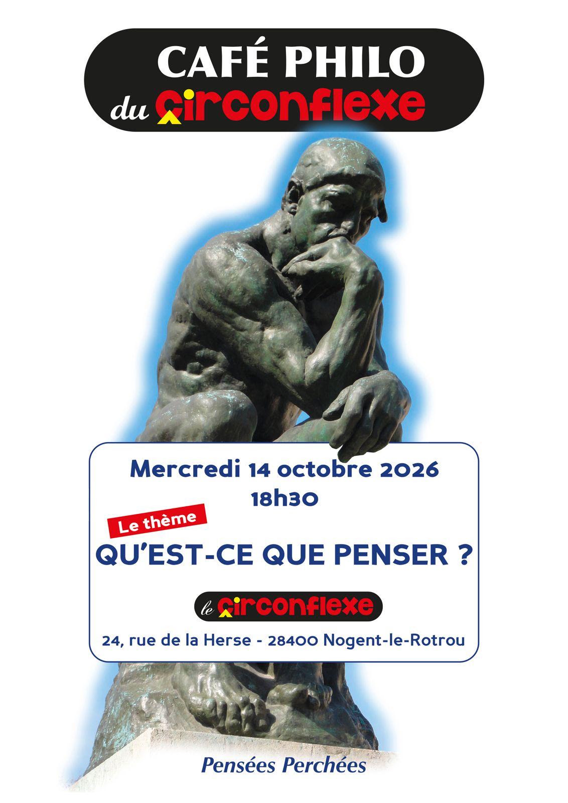 la CdC du Perche : Café Philo - Qu'est-ce que penser ?