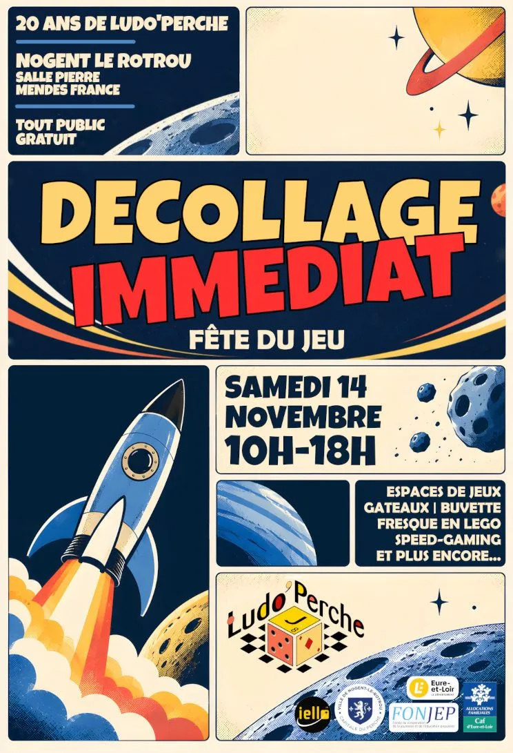 la CdC du Perche : DÉCOLLAGE IMMÉDIAT - 20 ANS DE LUDO'PERCHE