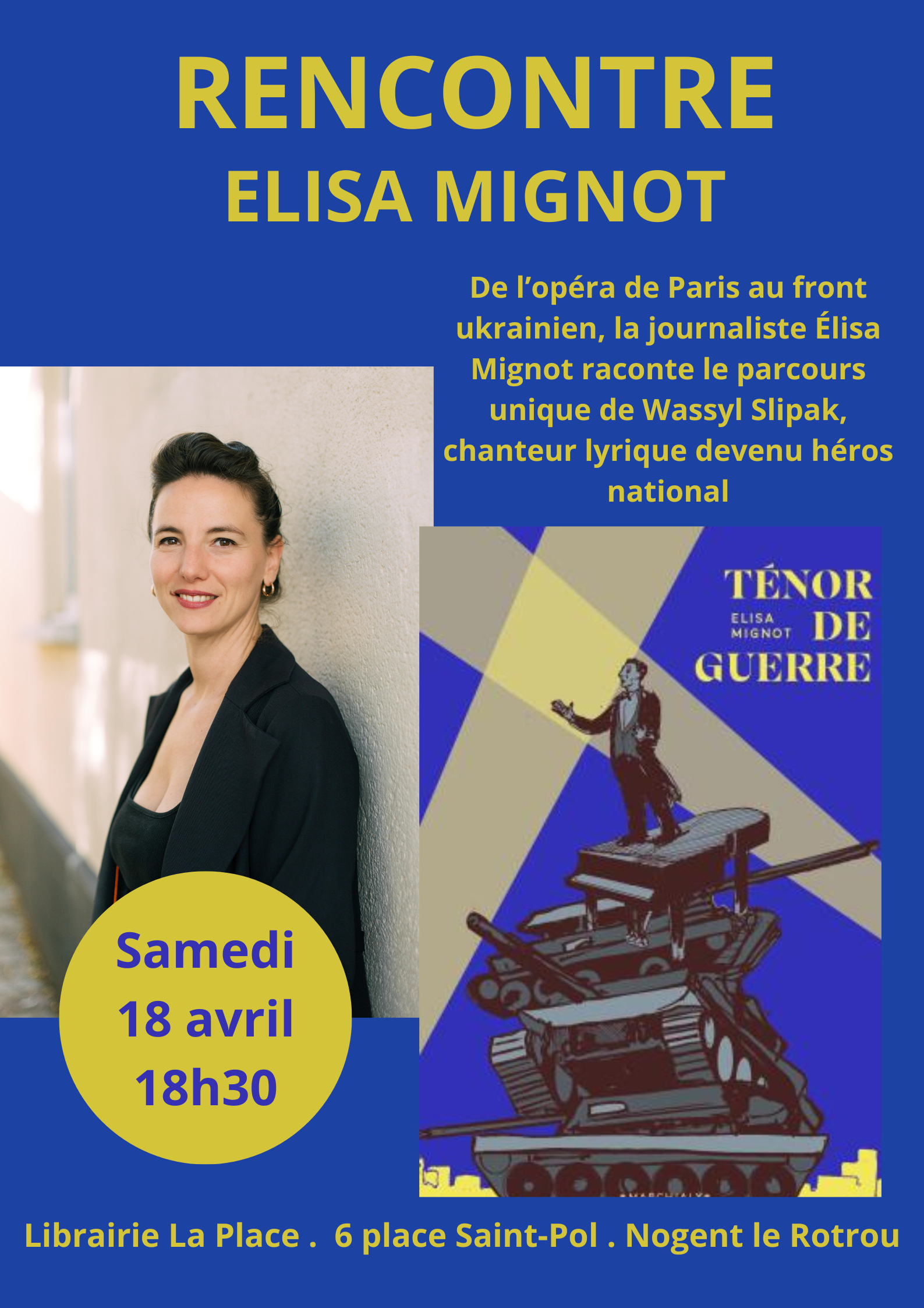 la CdC du Perche : Rencontre dédicace - Élisa Mignot