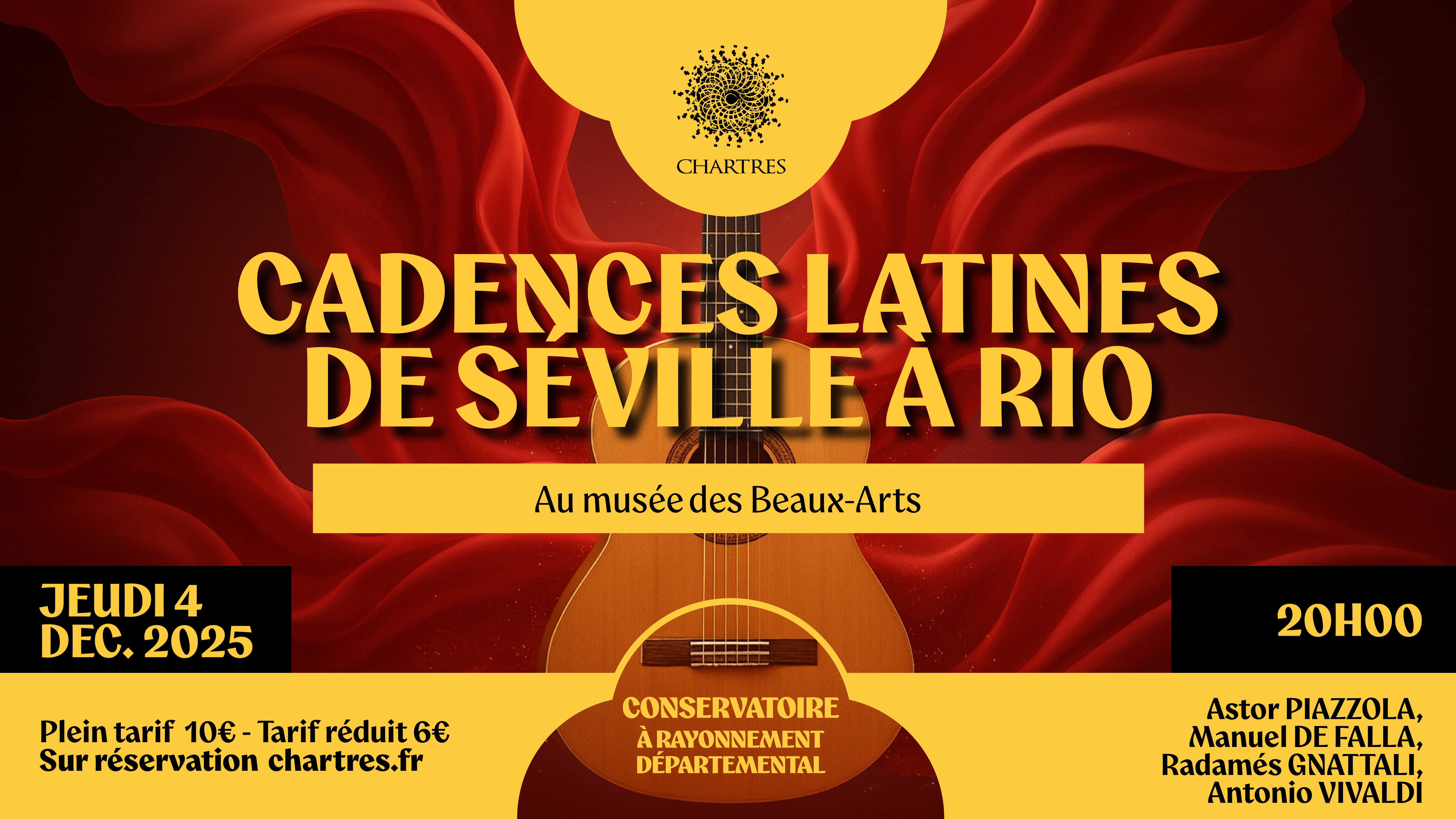Cadences Latines, de Seville à Rio – Concert du Conservatoire