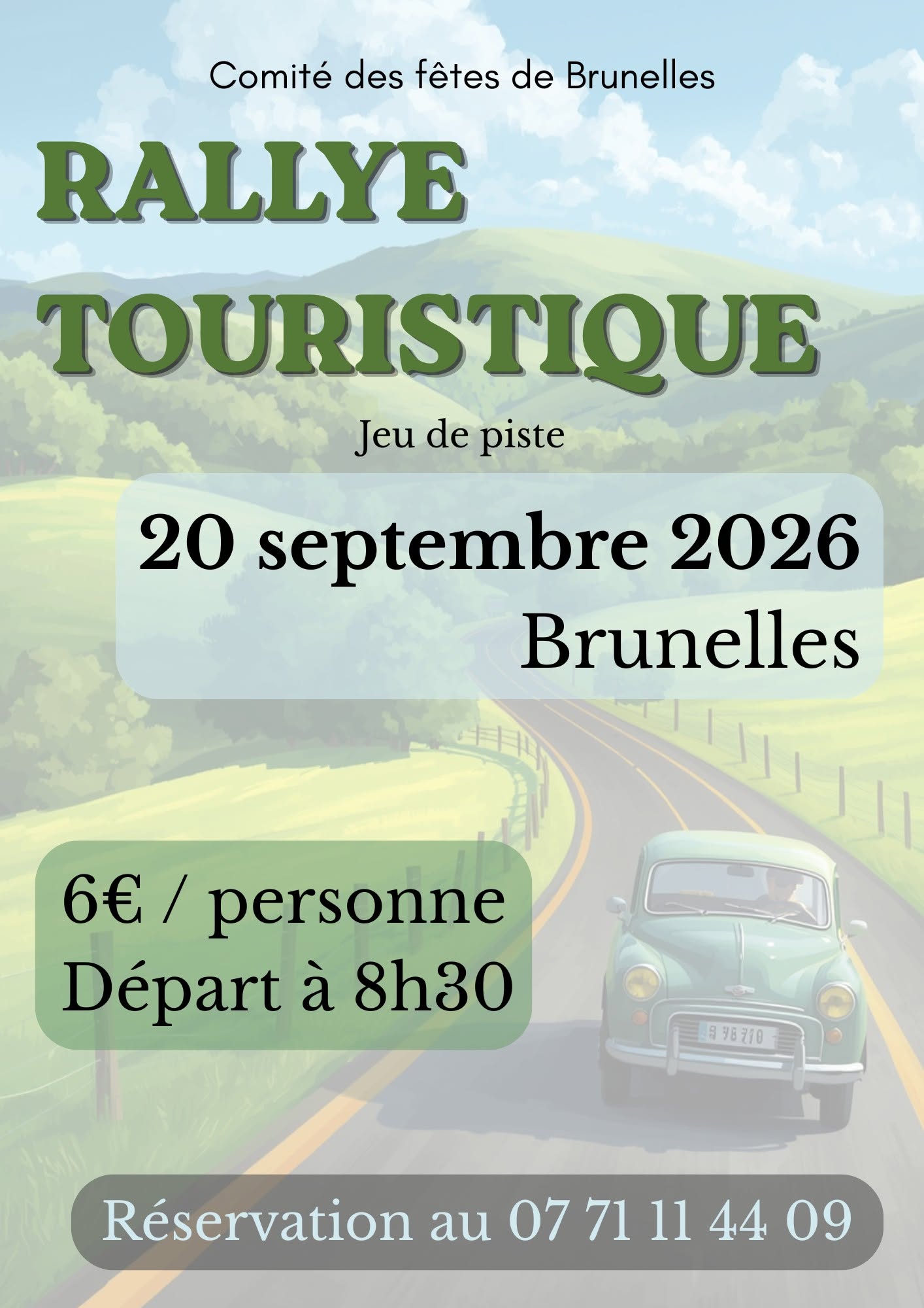 la CdC du Perche : Rallye Touristique 2026