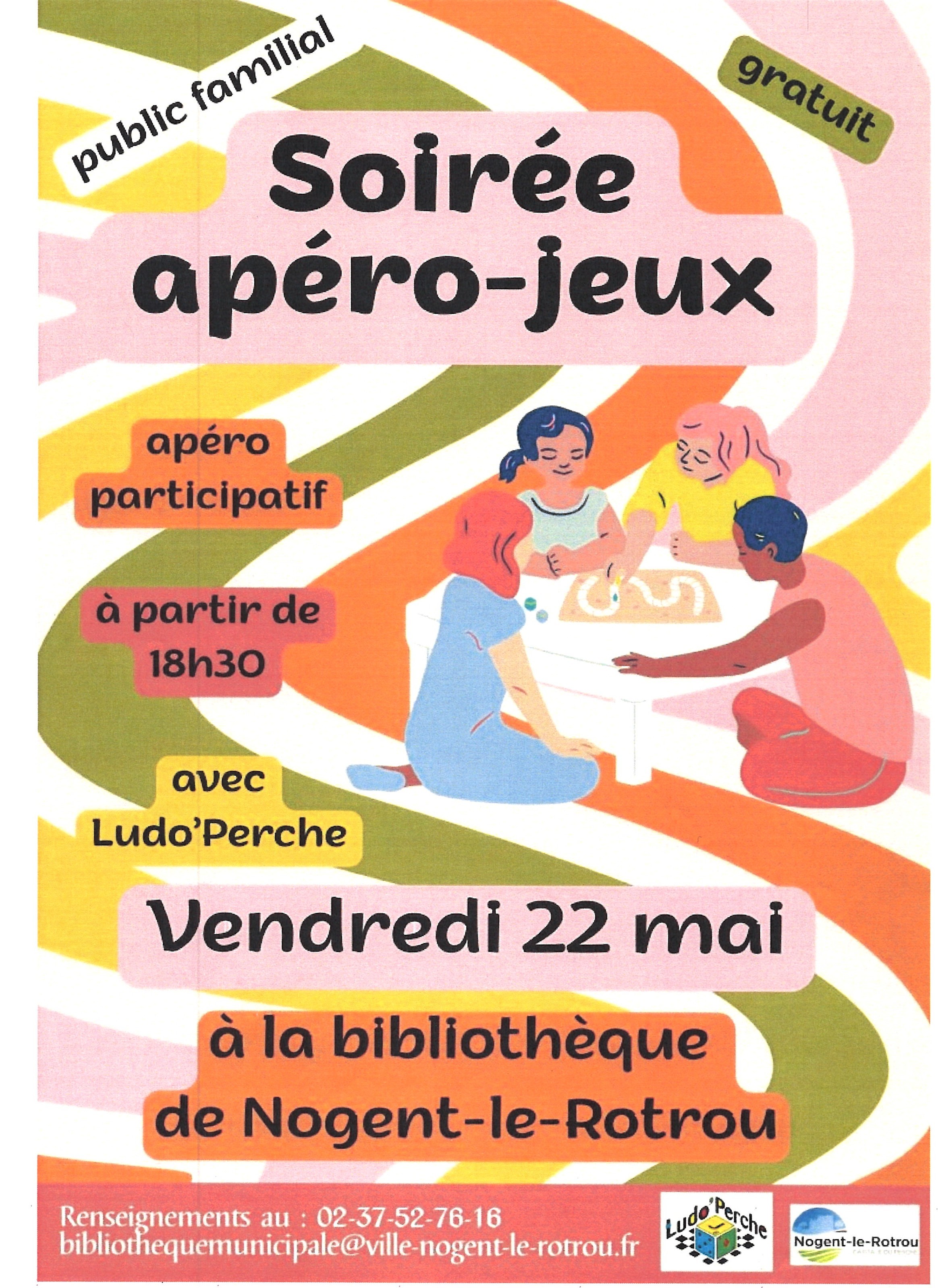 la CdC du Perche : Soirée Apéro-jeux