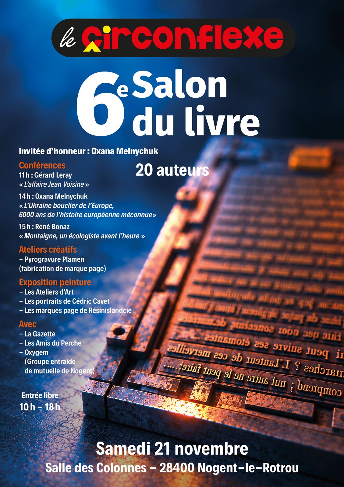 la CdC du Perche : Salon du livre