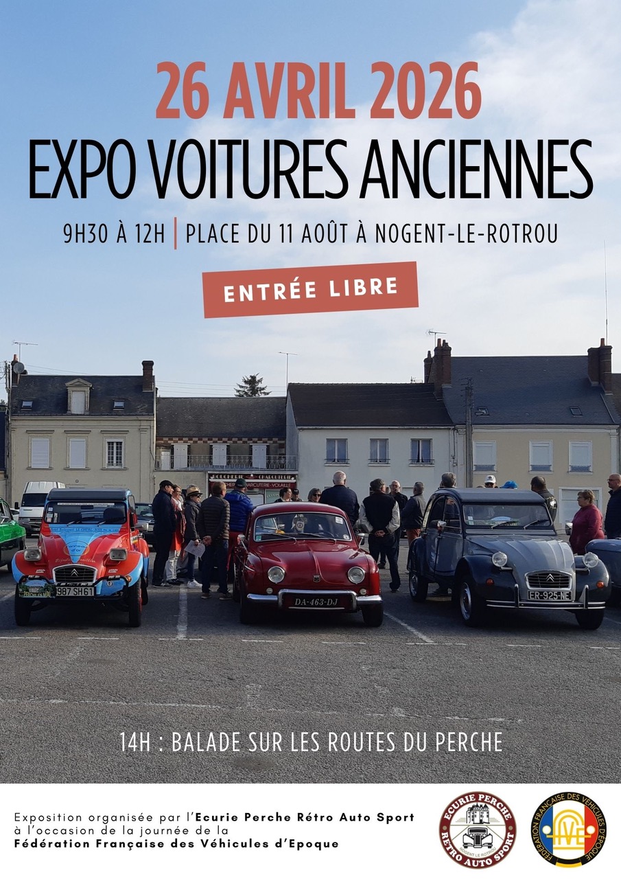 la CdC du Perche : Expo voitures anciennes