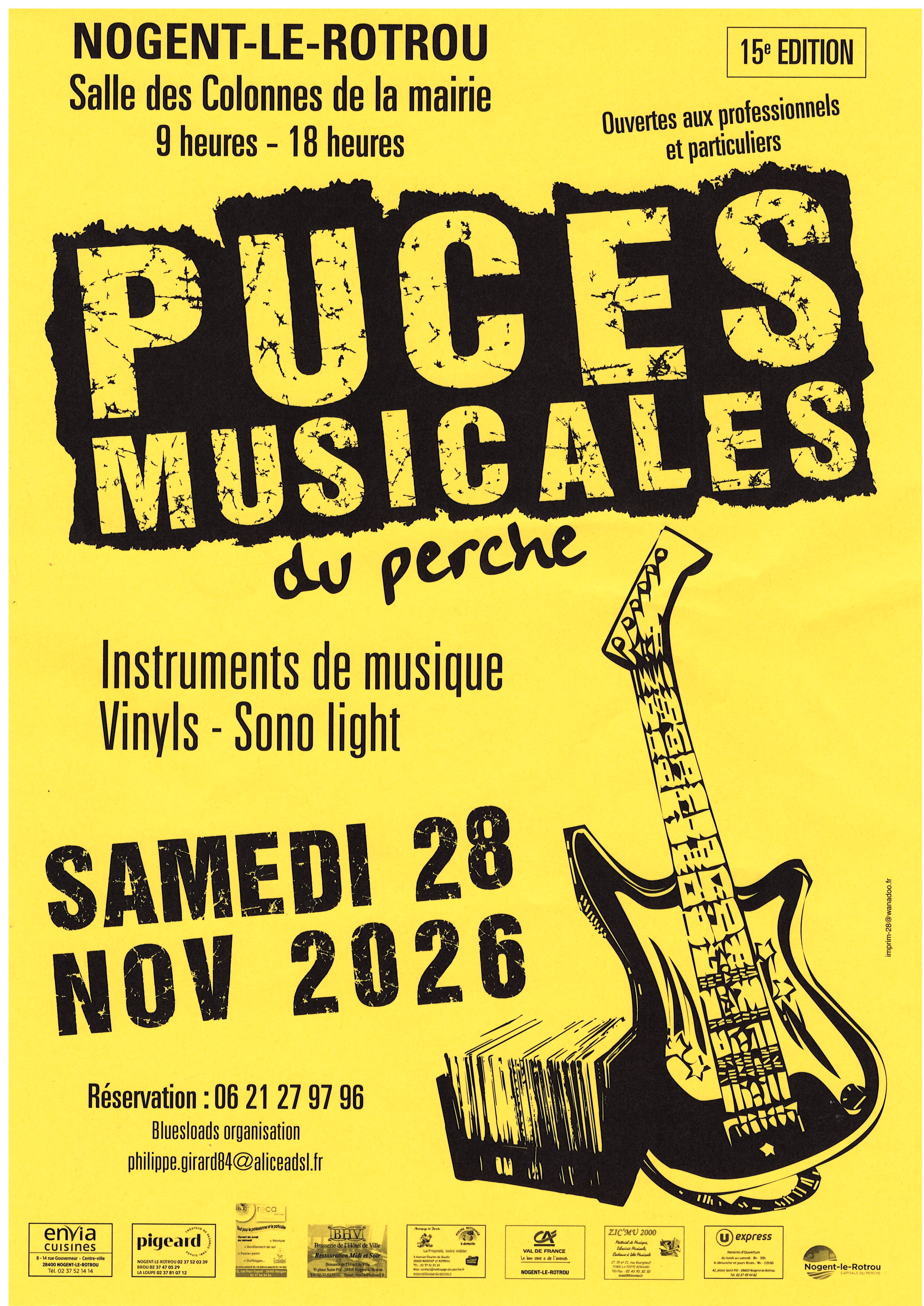 la CdC du Perche : Puces musicales du Perche - 15e édition