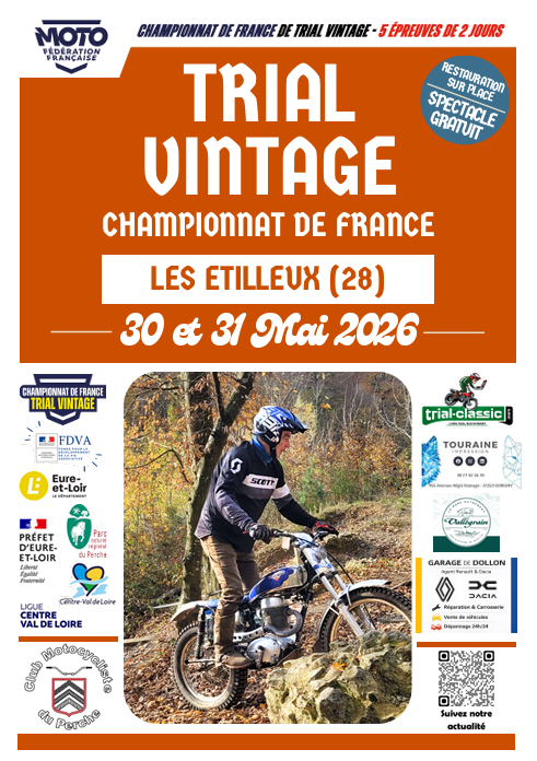 la CdC du Perche : Championnat de France de Trial Vintage - Les Étilleux