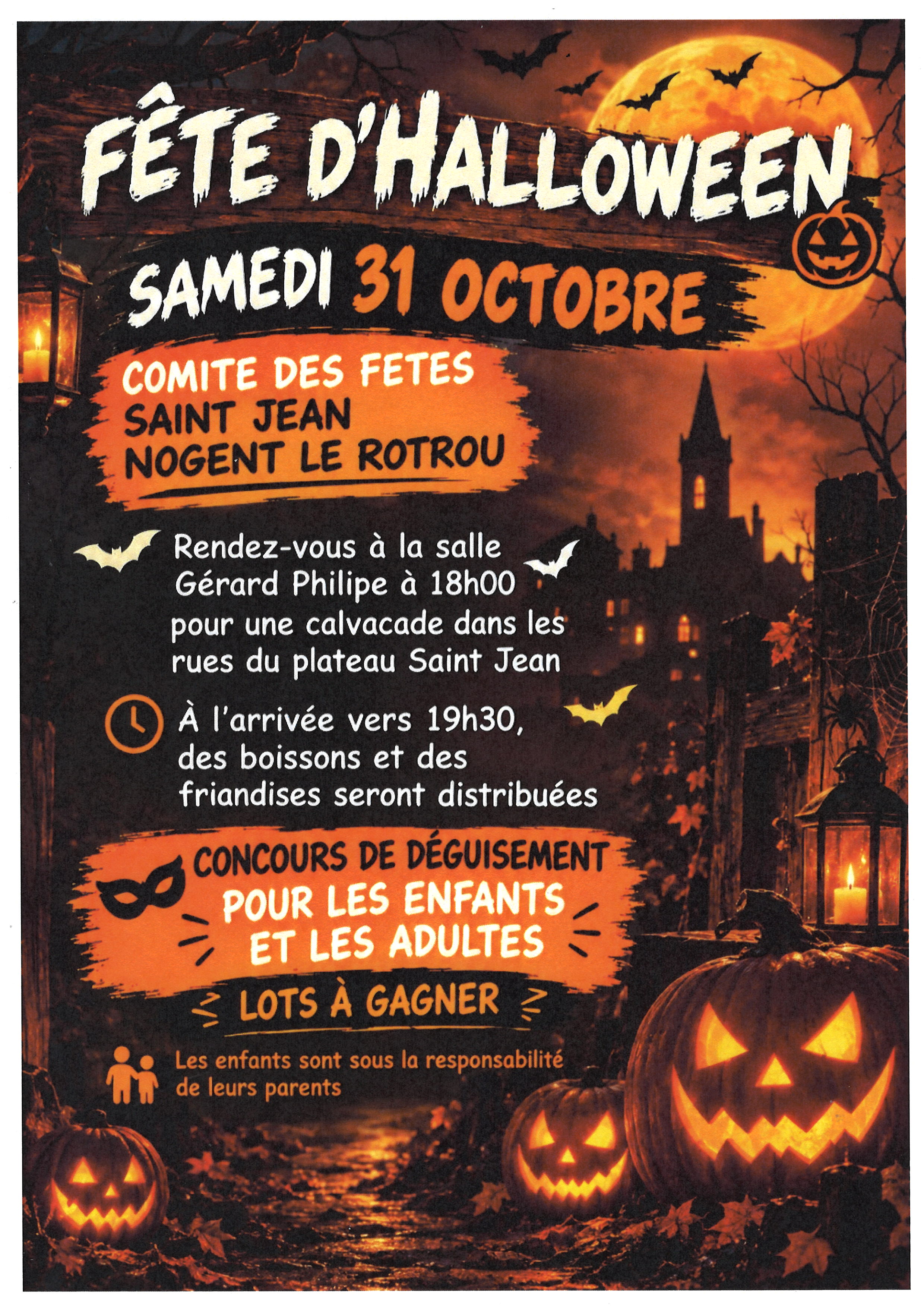la CdC du Perche : Halloween au plateau Saint-Jean