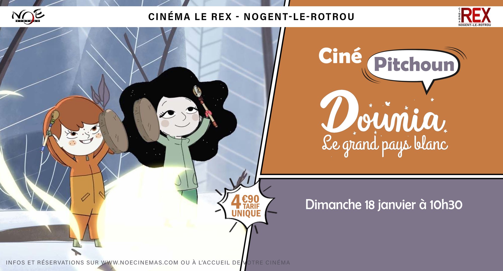 Ciné Pitchoun - Dounia, le grand pays blanc