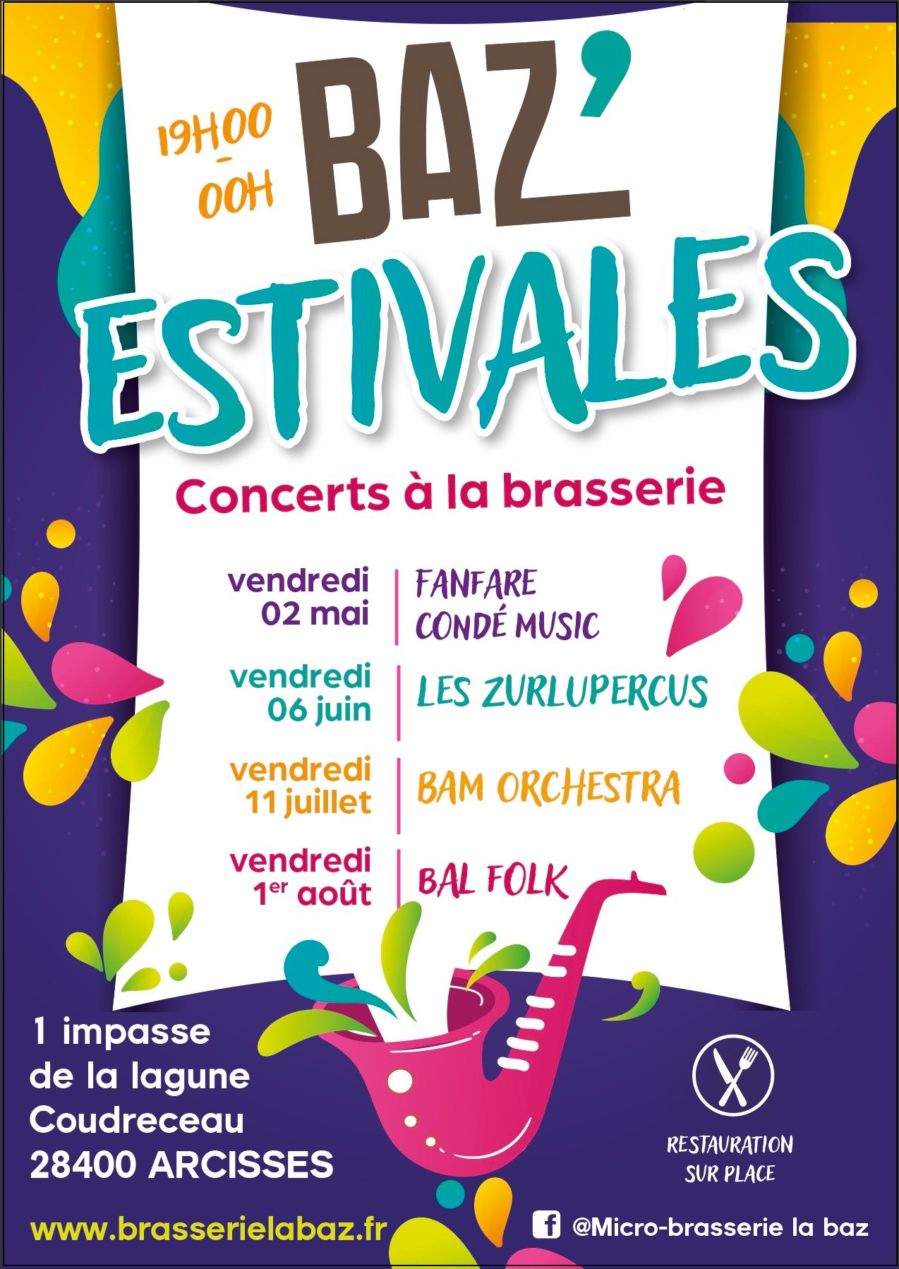 BAZ'ESTIVALES #3 ~ Concerts & dégustation