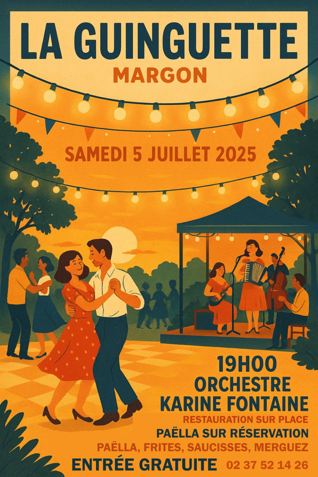 la CdC du Perche : Soirée Guinguette