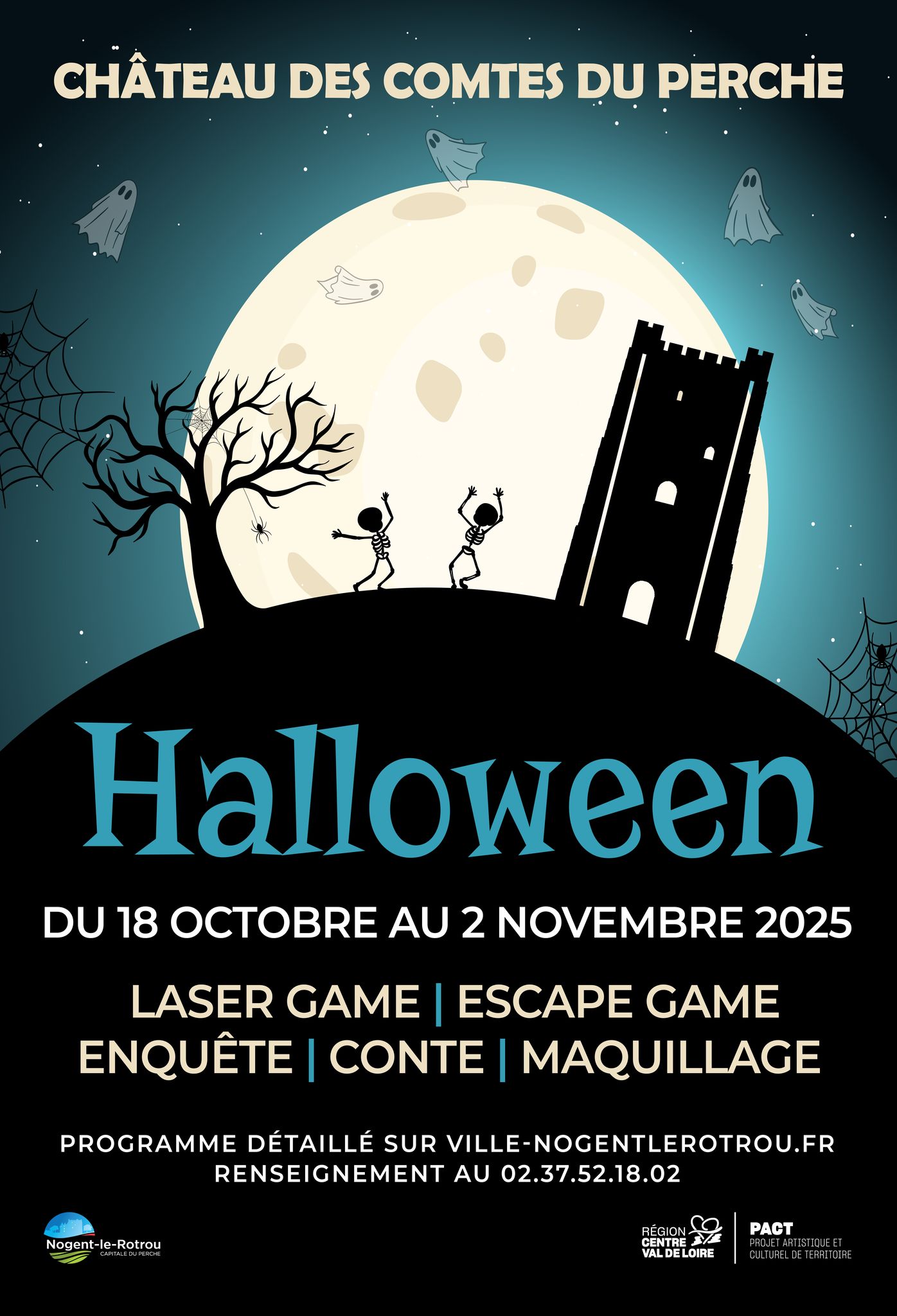 la CdC du Perche : Halloween au Château 2025 🎃👻🕸