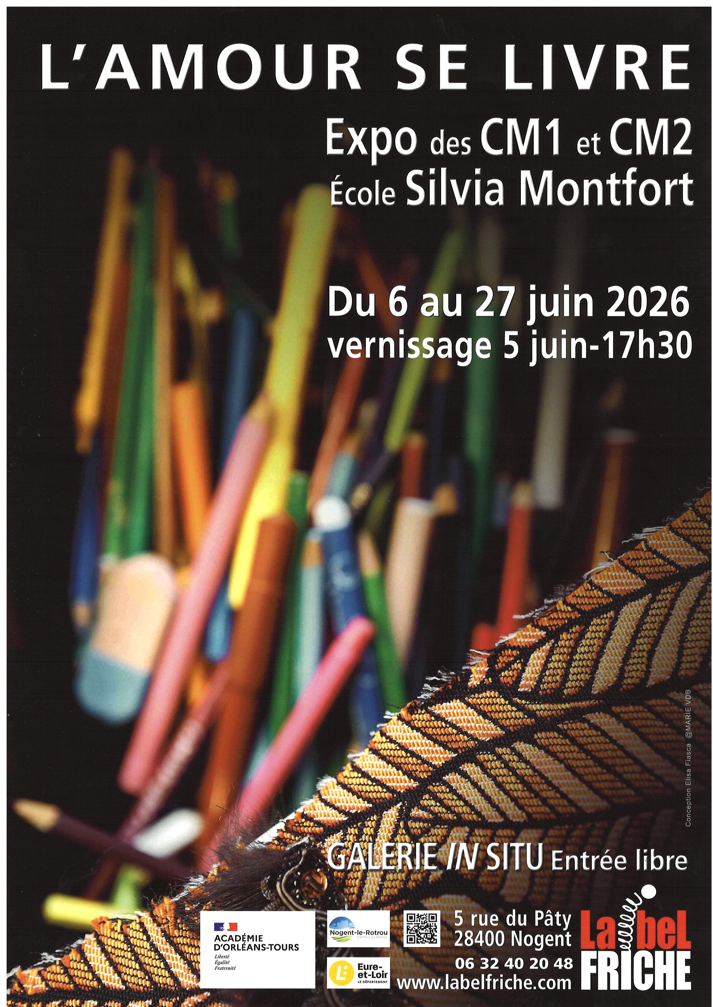 la CdC du Perche : Exposition I L'Amour se livre