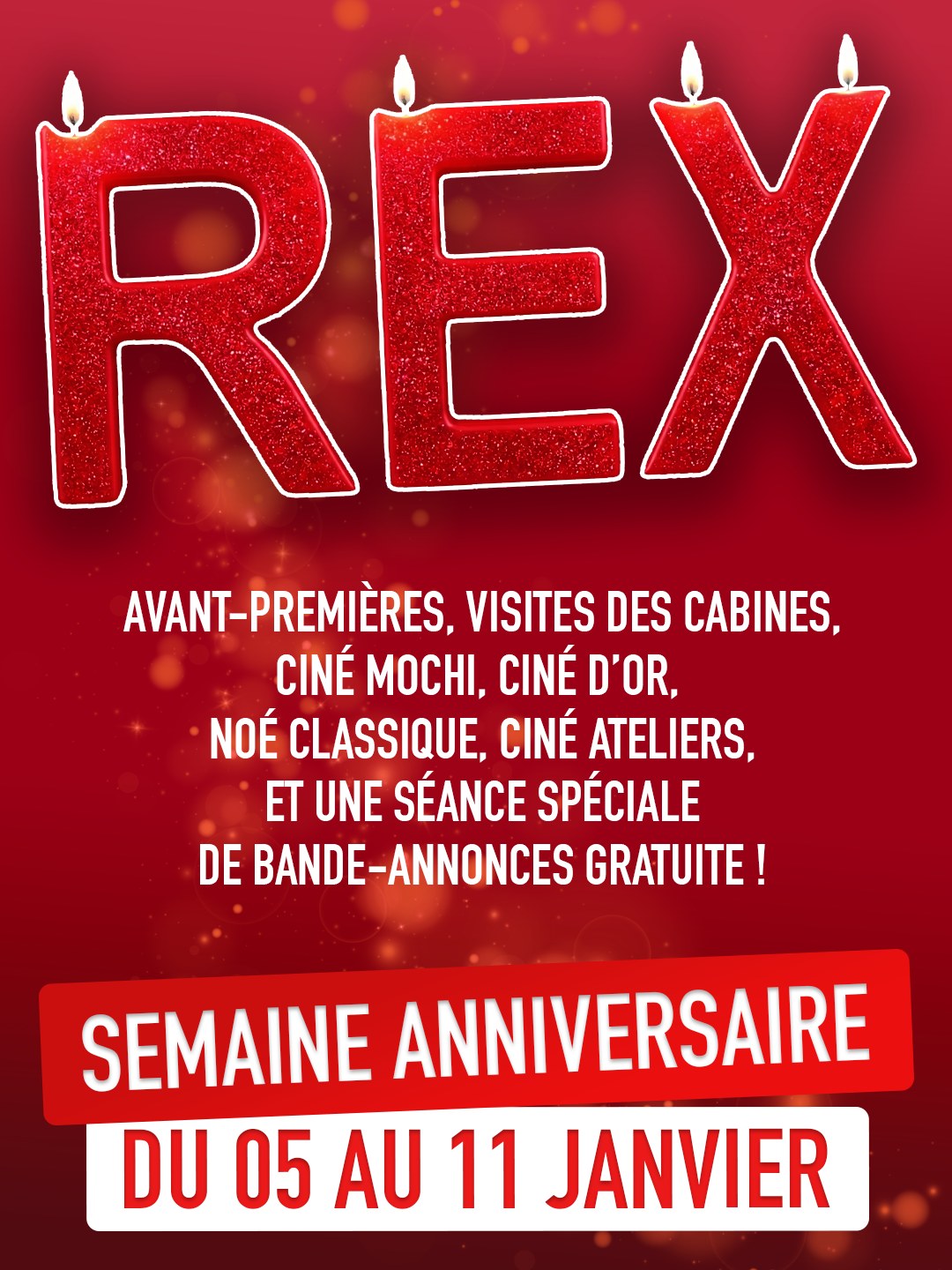 ANNIVERSAIRE DU CINÉMA LE REX