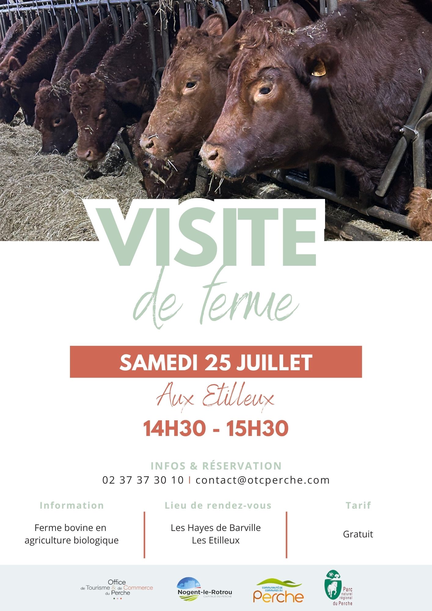 la CdC du Perche : Visite de ferme