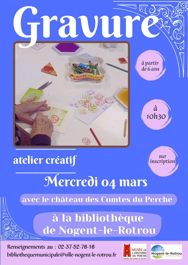 la CdC du Perche : Atelier Gravure