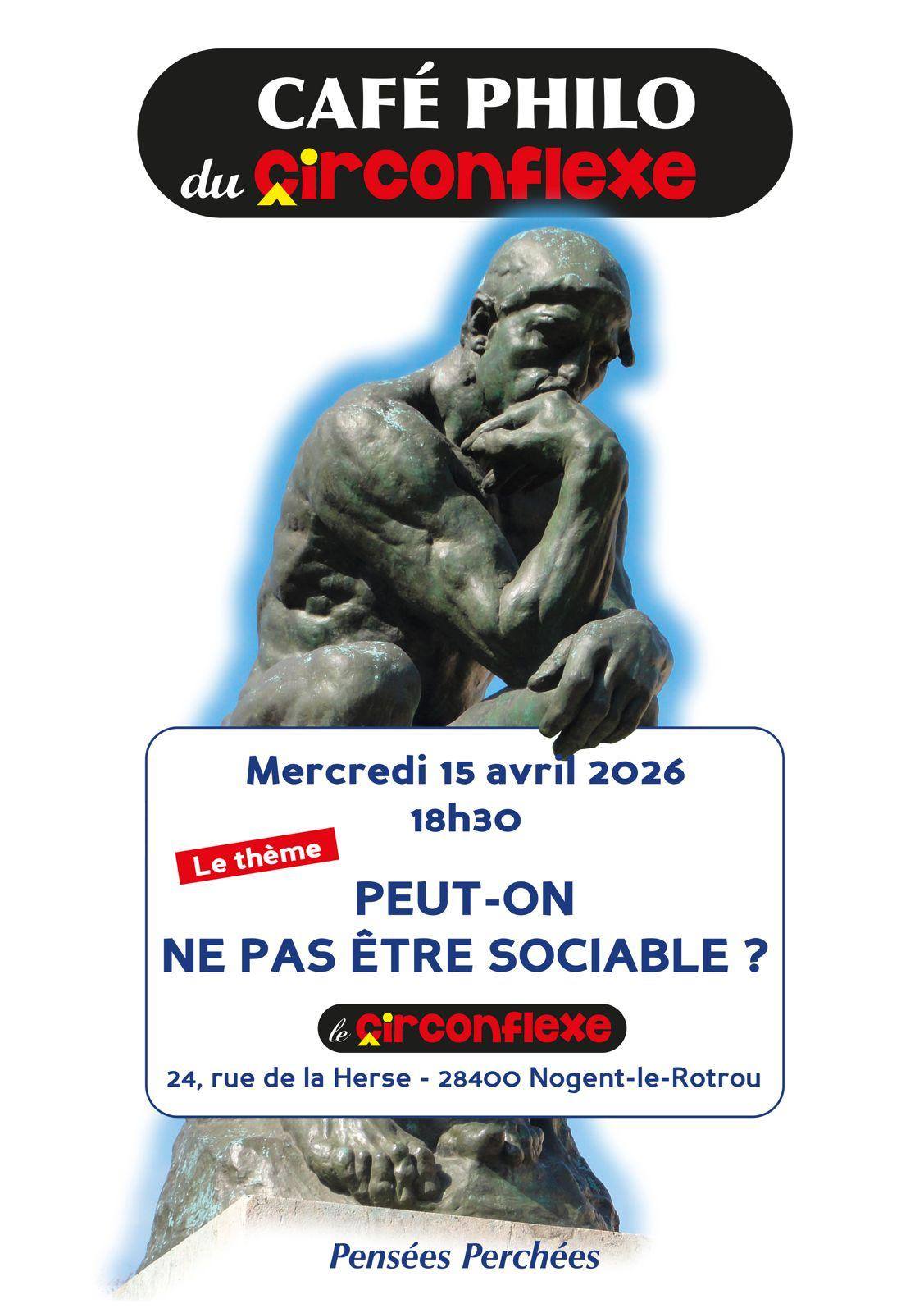 Café Philo - Peut-on ne pas être sociable ?