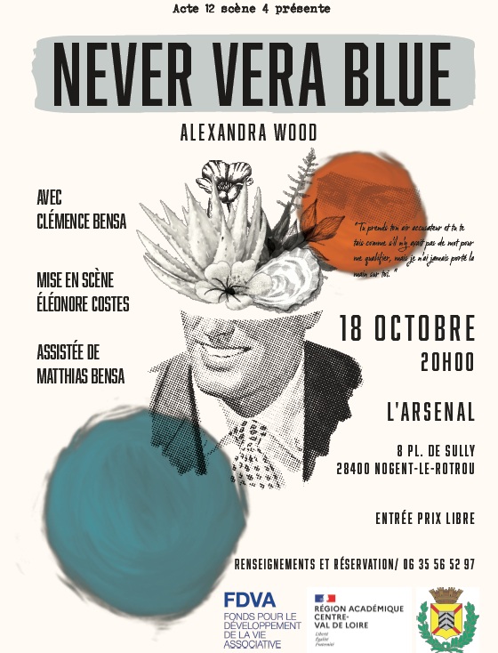 THÉÂTRE - NEVER VERA BLUE d’Alexandra Wood