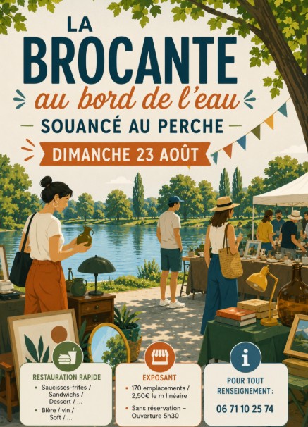 la CdC du Perche : Brocante - Souancé-au-Perche