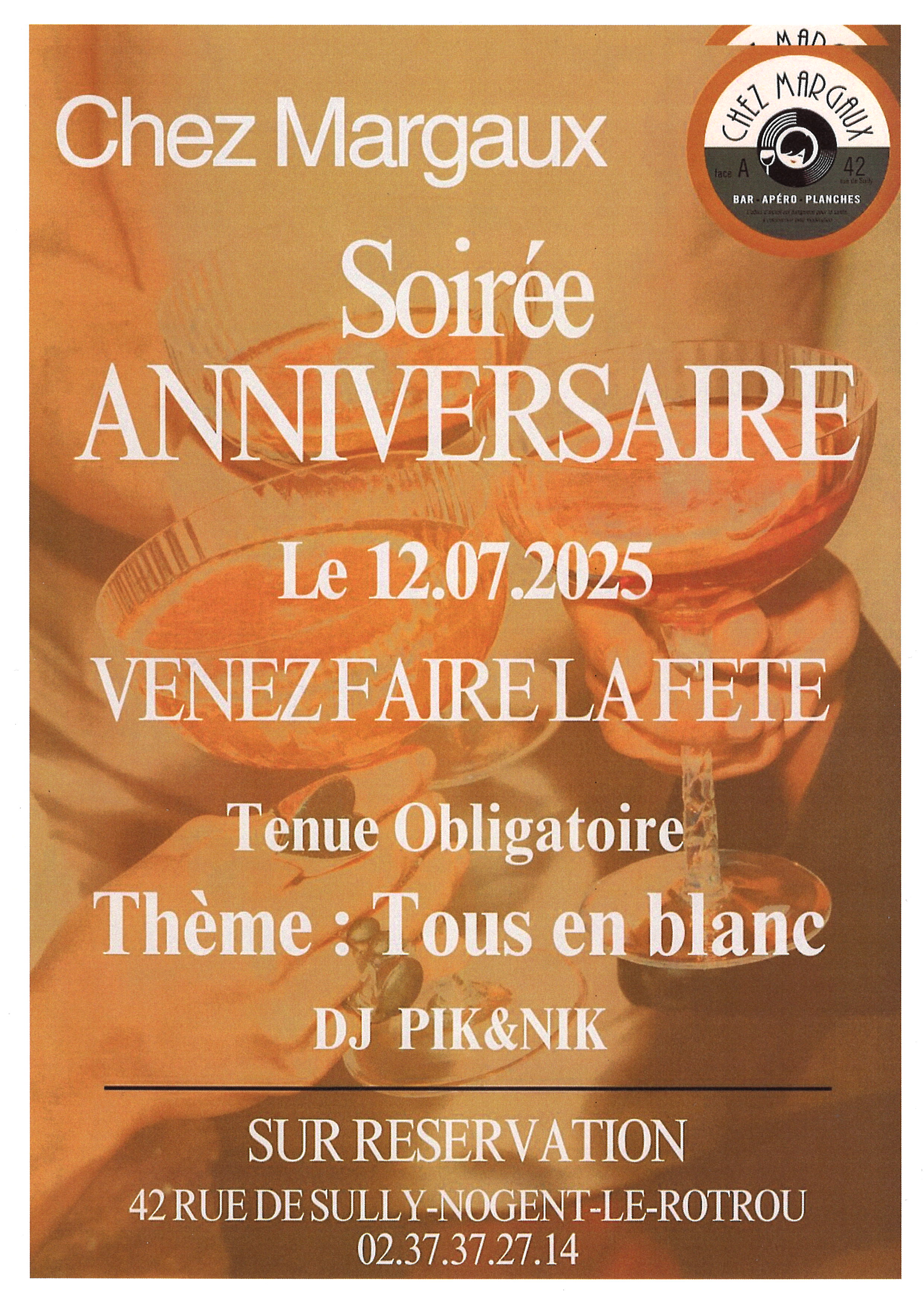 Chez Margaux fête ses 2 ans