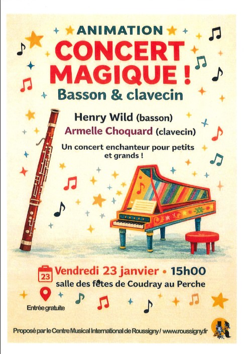 Concert classique, basson et clavecin