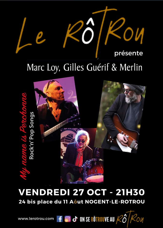 la CdC du Perche : Concert I Marc Loy, Gilles Guérif & Merlin