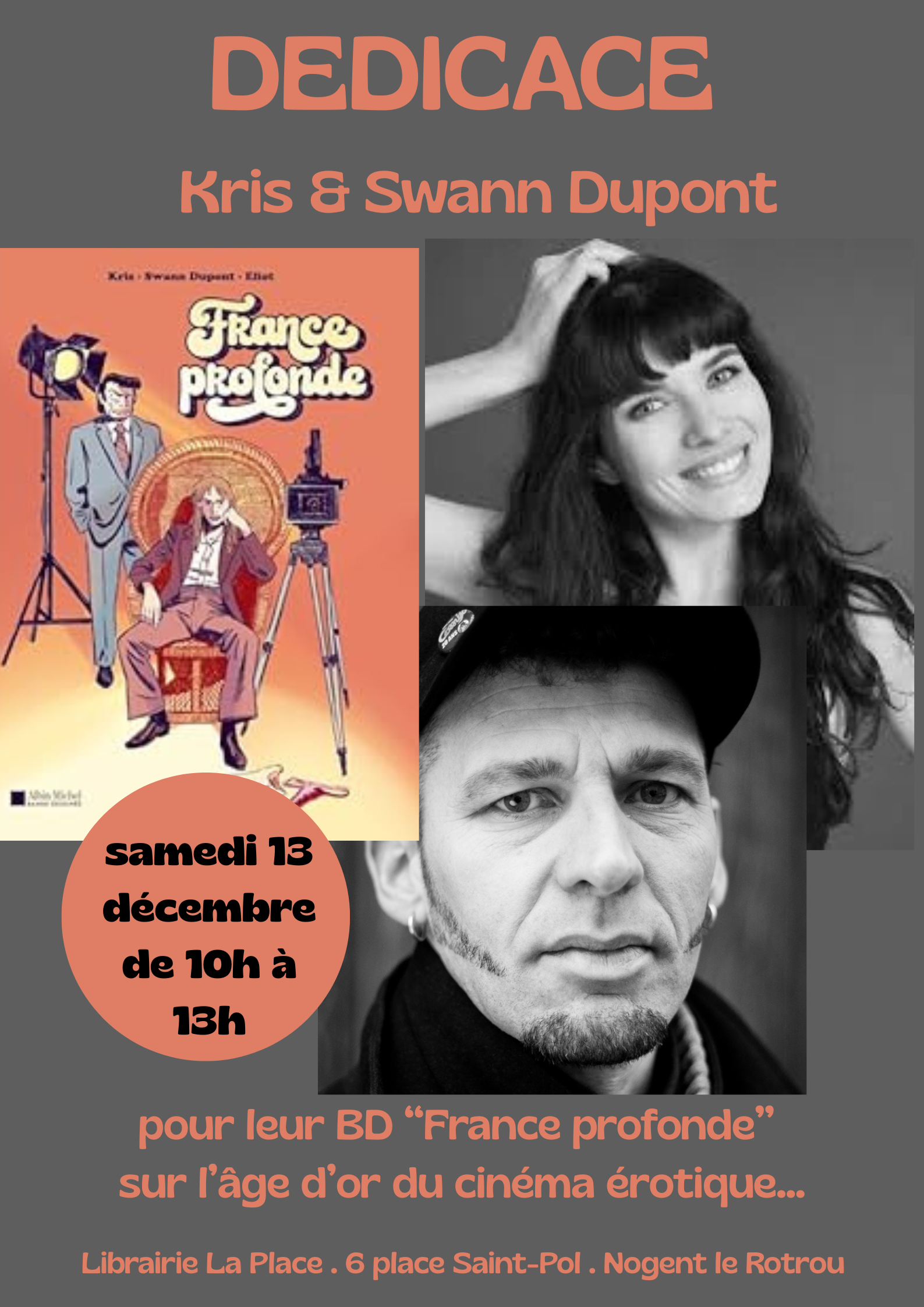 DÉDICACE AVEC KRIS ET SWANN DUPONT