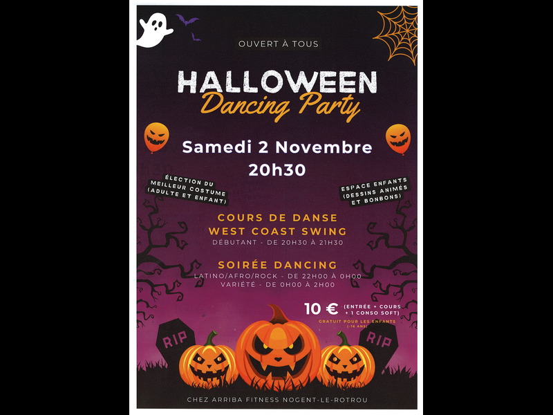 la CdC du Perche : Halloween Dancing Party I Arriba Fitness