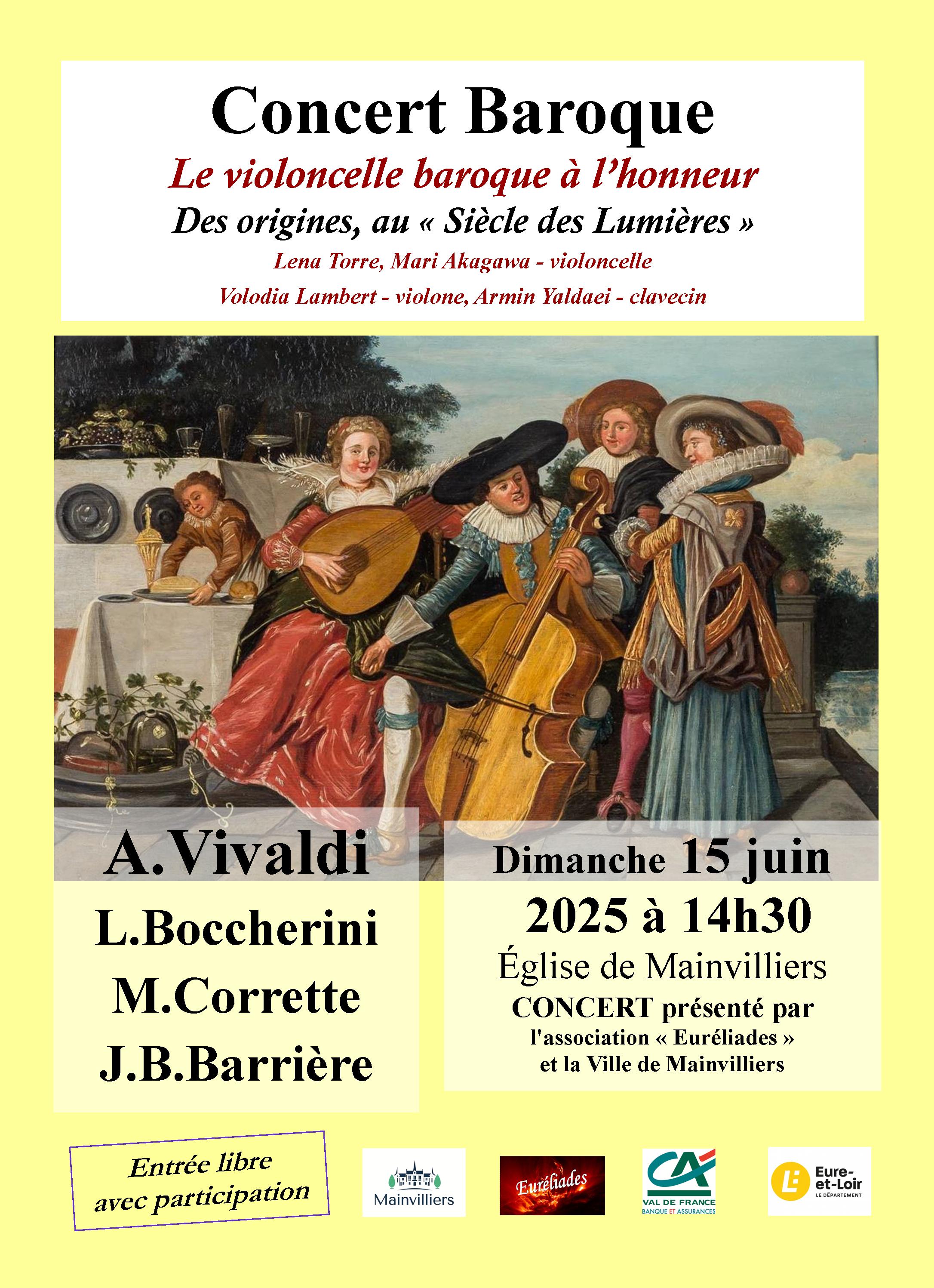 Euréliades  - «Le violoncelle baroque à l’honneur » Des origines au Siècle des Lumières