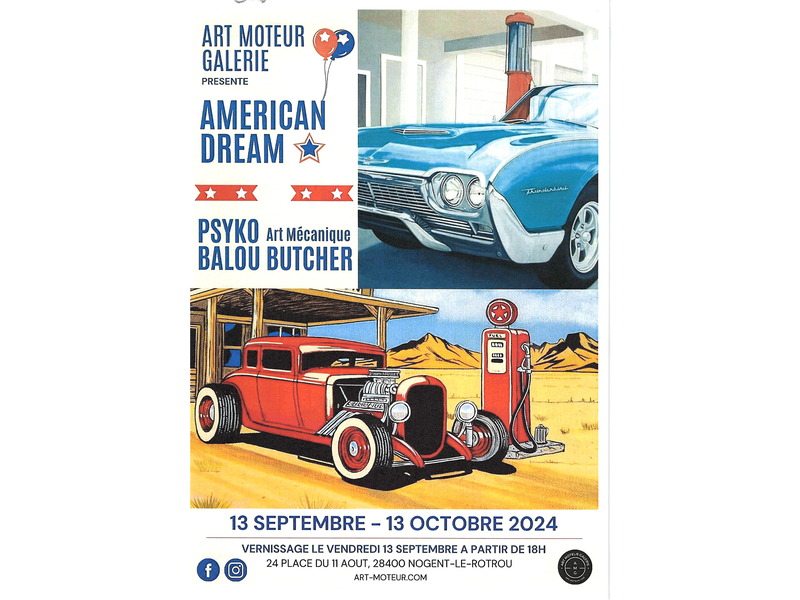 la CdC du Perche : Exposition - American Dream chez Art Moteur