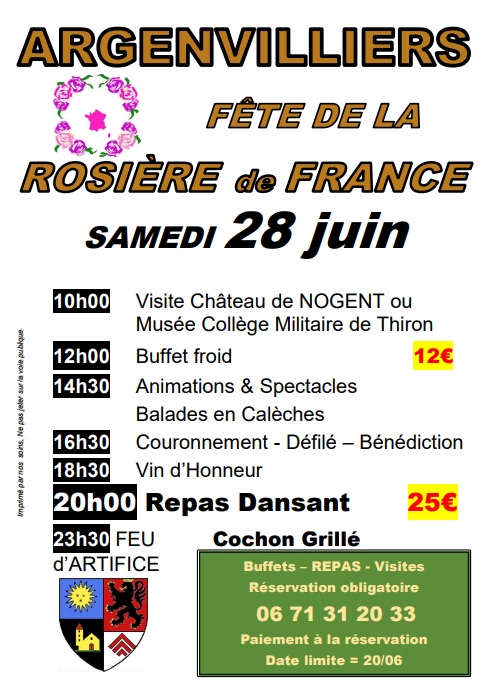 la CdC du Perche : Fête de la Rosière de France