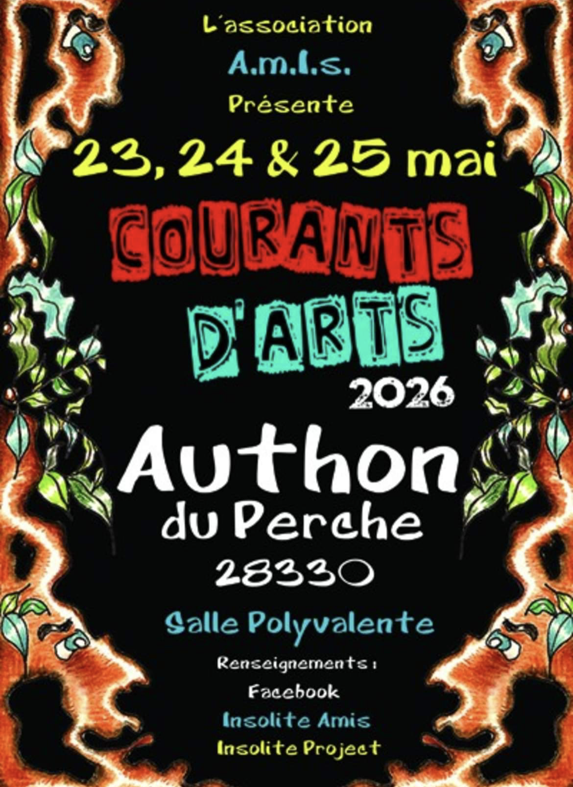 la CdC du Perche : Courants d'Arts 2026 - Festival Art Singulier