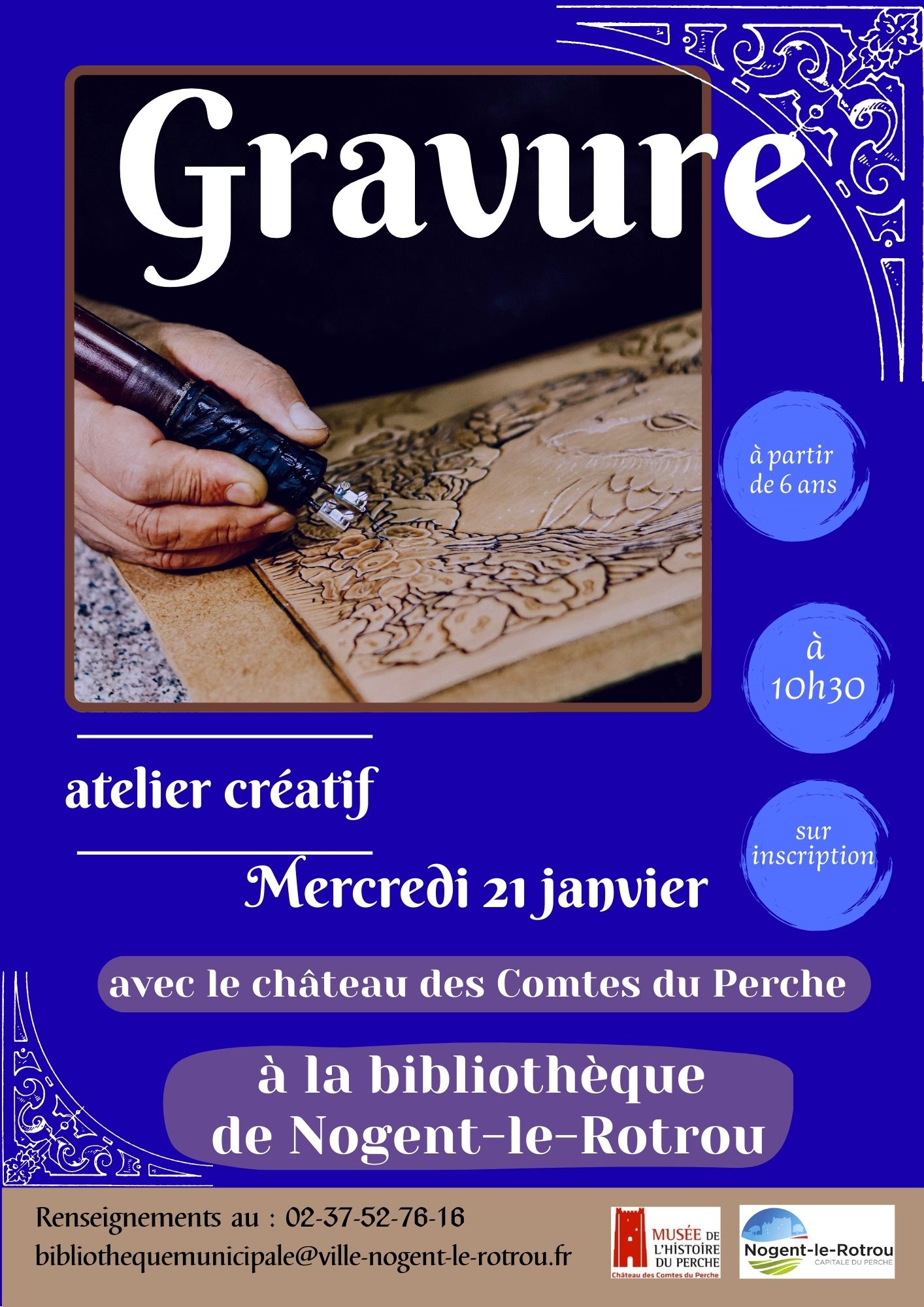 Atelier créatif - Gravure