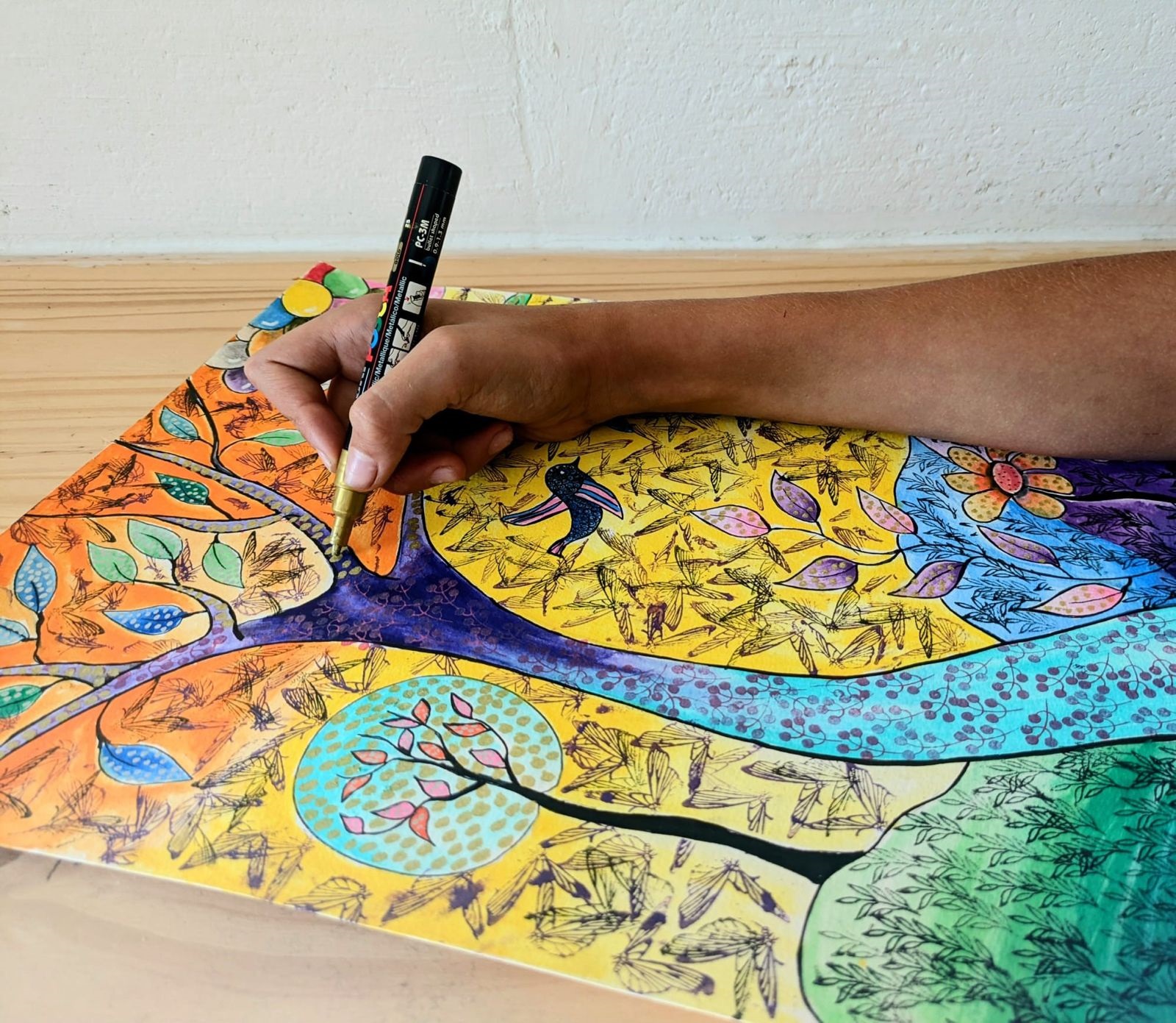Ateliers de dessin et couleurs : le motif et sa répétition décorative
