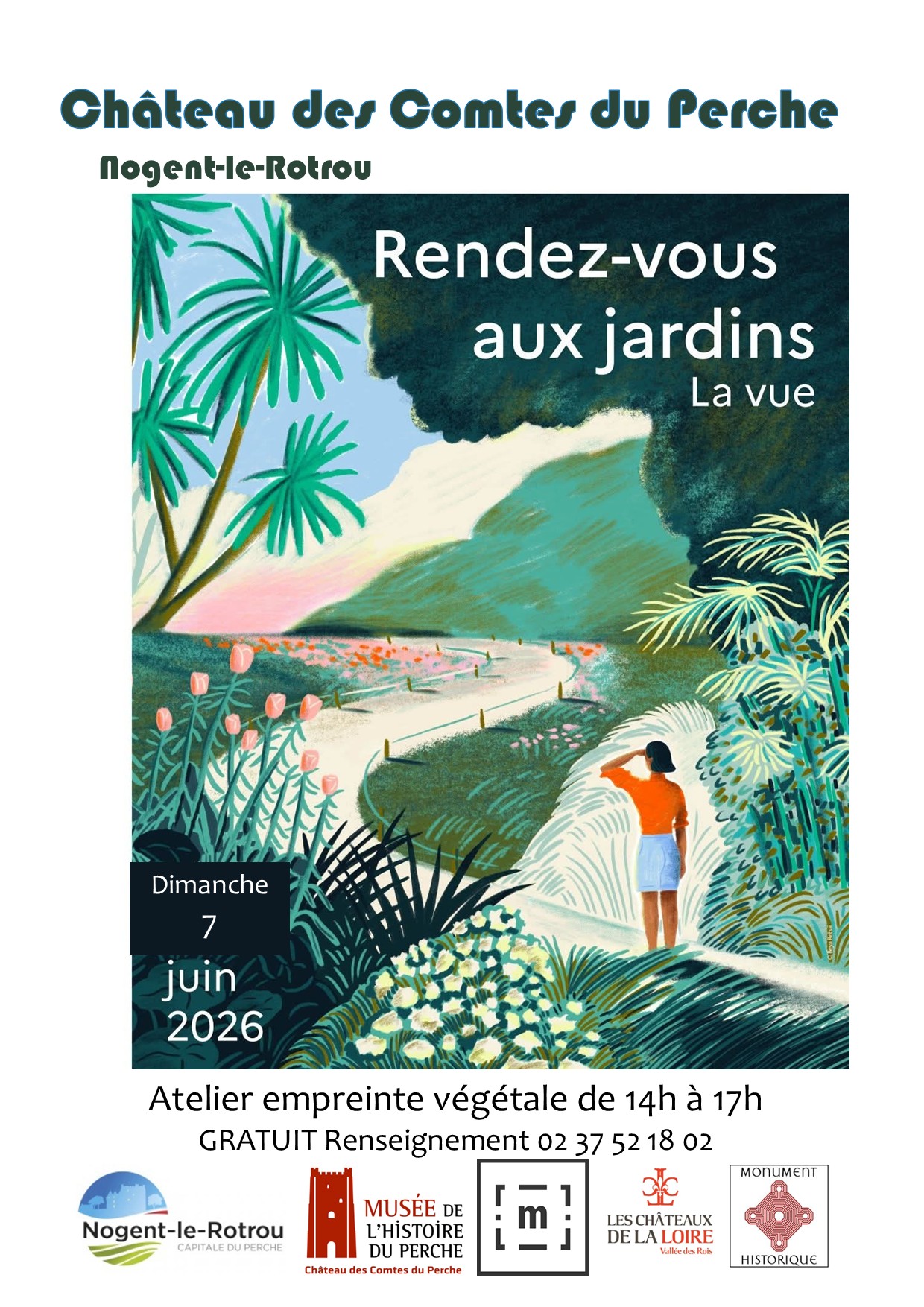 la CdC du Perche : Rendez-vous aux jardins au Château des Comtes du Perche